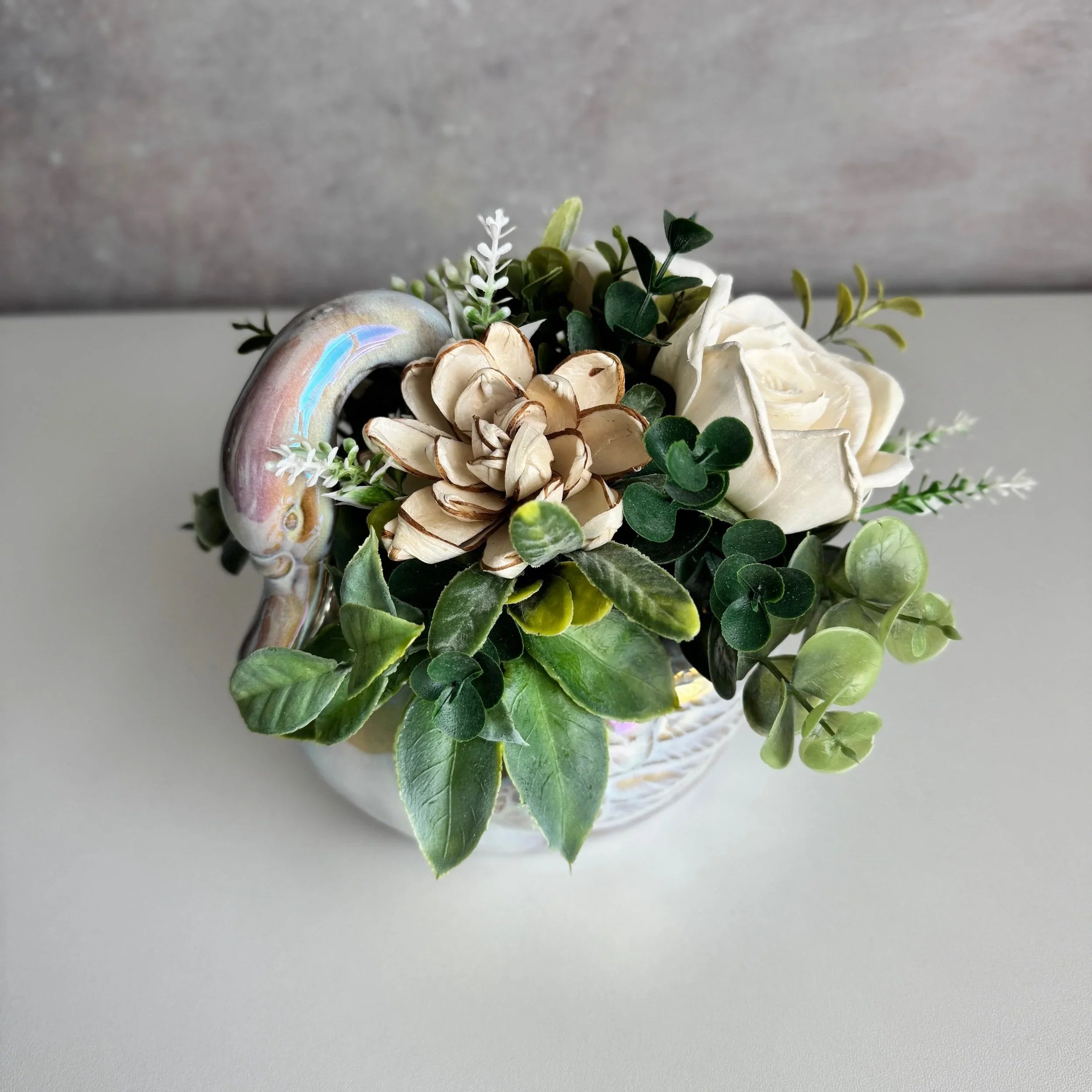 Silver Lake Swan II - Sola Wood Flowers | Handcrafted in Austin, TX by Sola Flower Sam