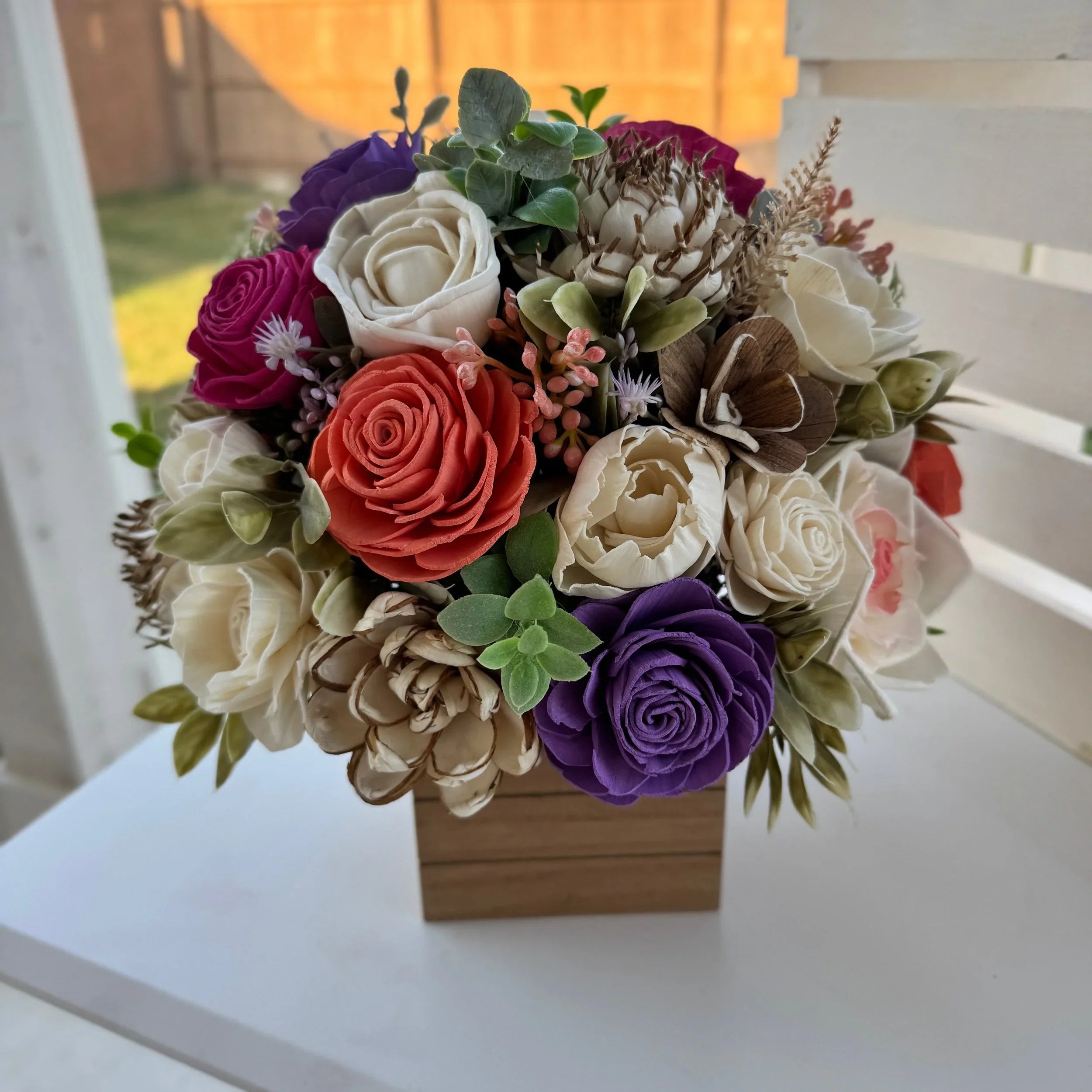 Wooden Planter - 10x10 - Sola Wood Flowers | Handcrafted in Austin, TX by Sola Flower Sam