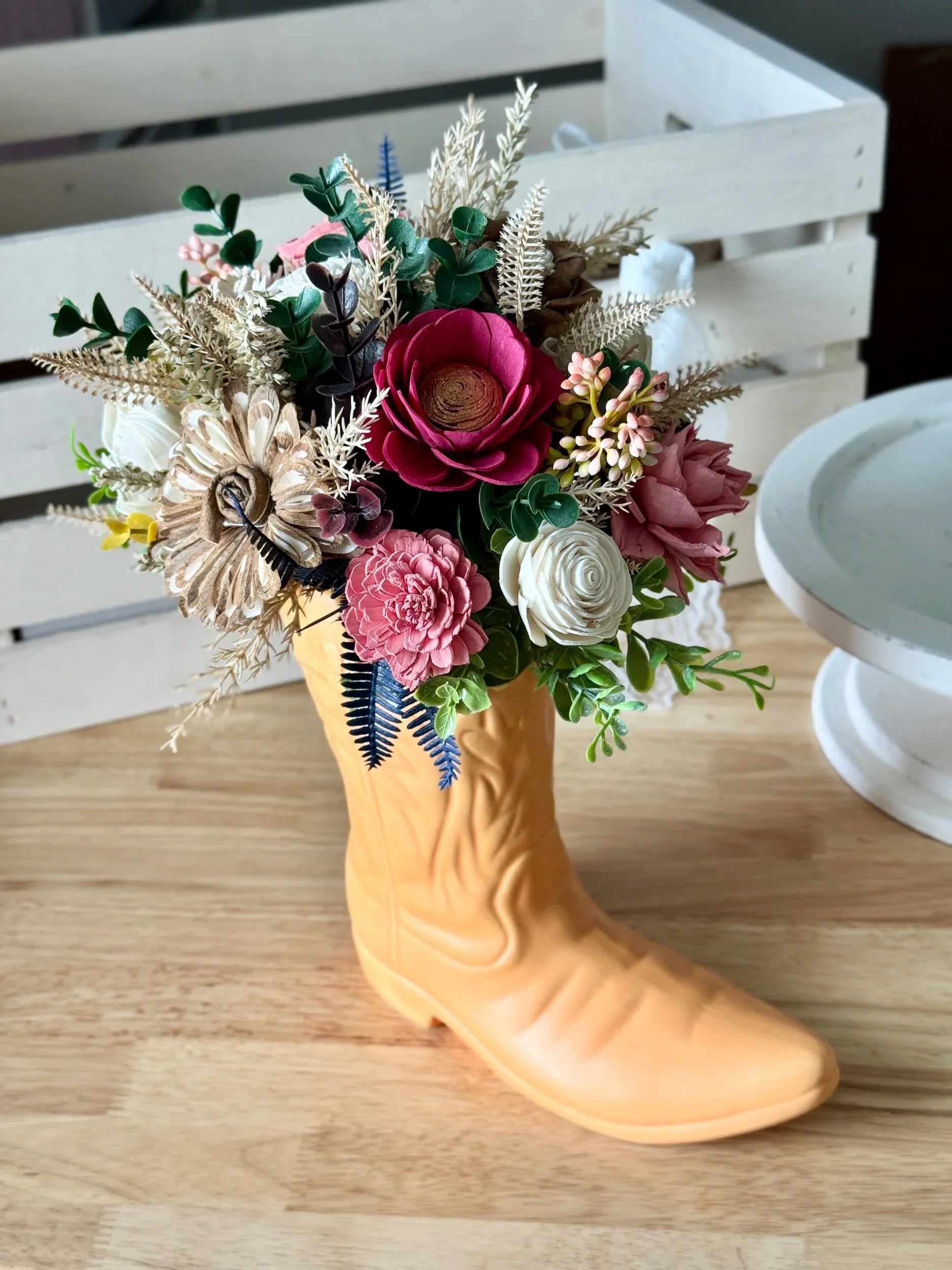 Festival Boots | Sherbert - Sola Wood Flowers | Handcrafted in Austin, TX by Sola Flower Sam