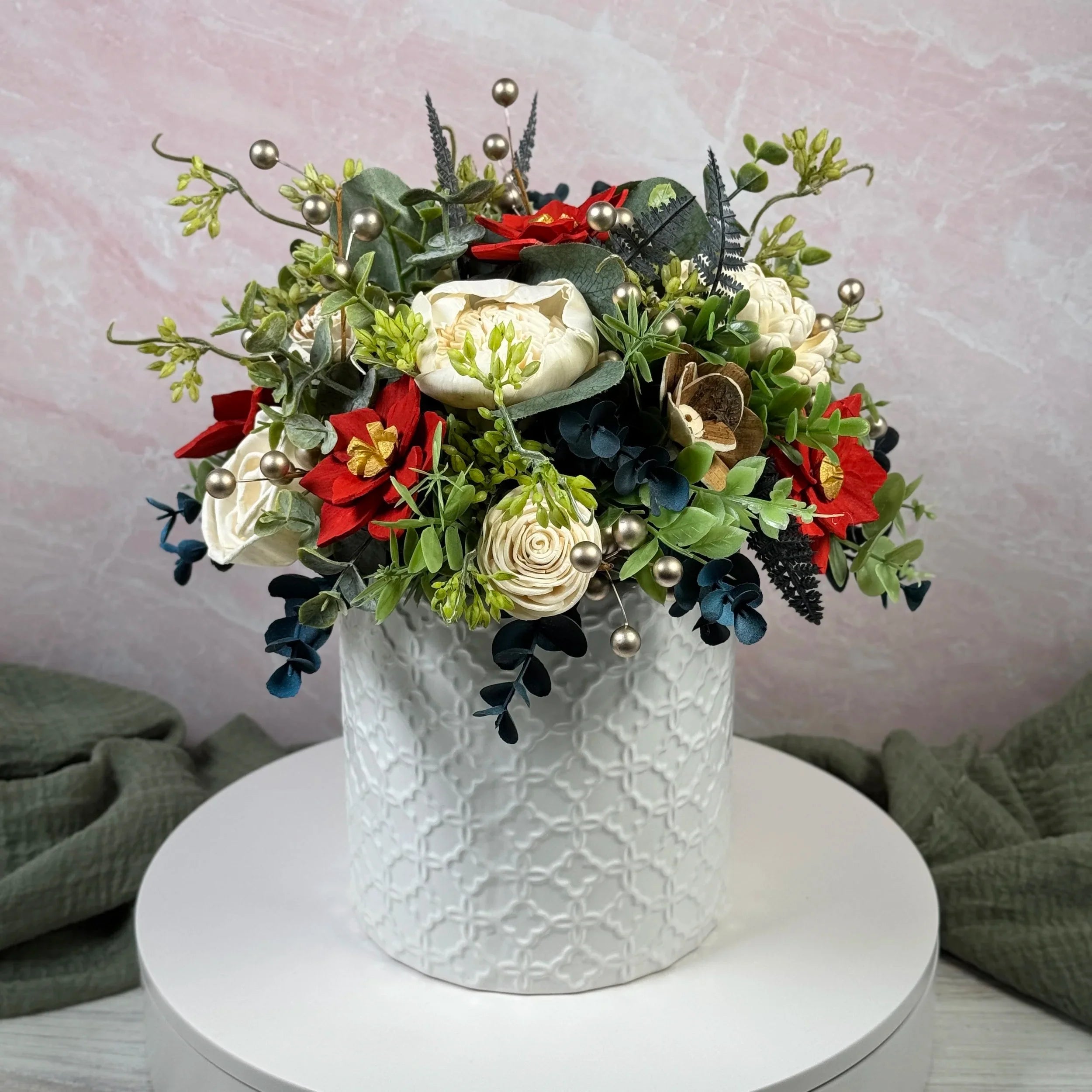 Farmhouse Winter - Sola Wood Flowers | Handcrafted in Austin, TX by Sola Flower Sam