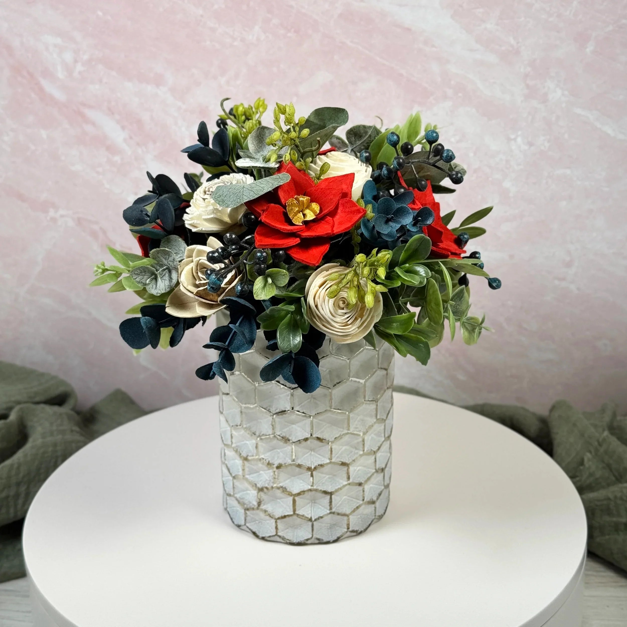 Festive Charm - Natural II - Sola Wood Flowers | Handcrafted in Austin, TX by Sola Flower Sam