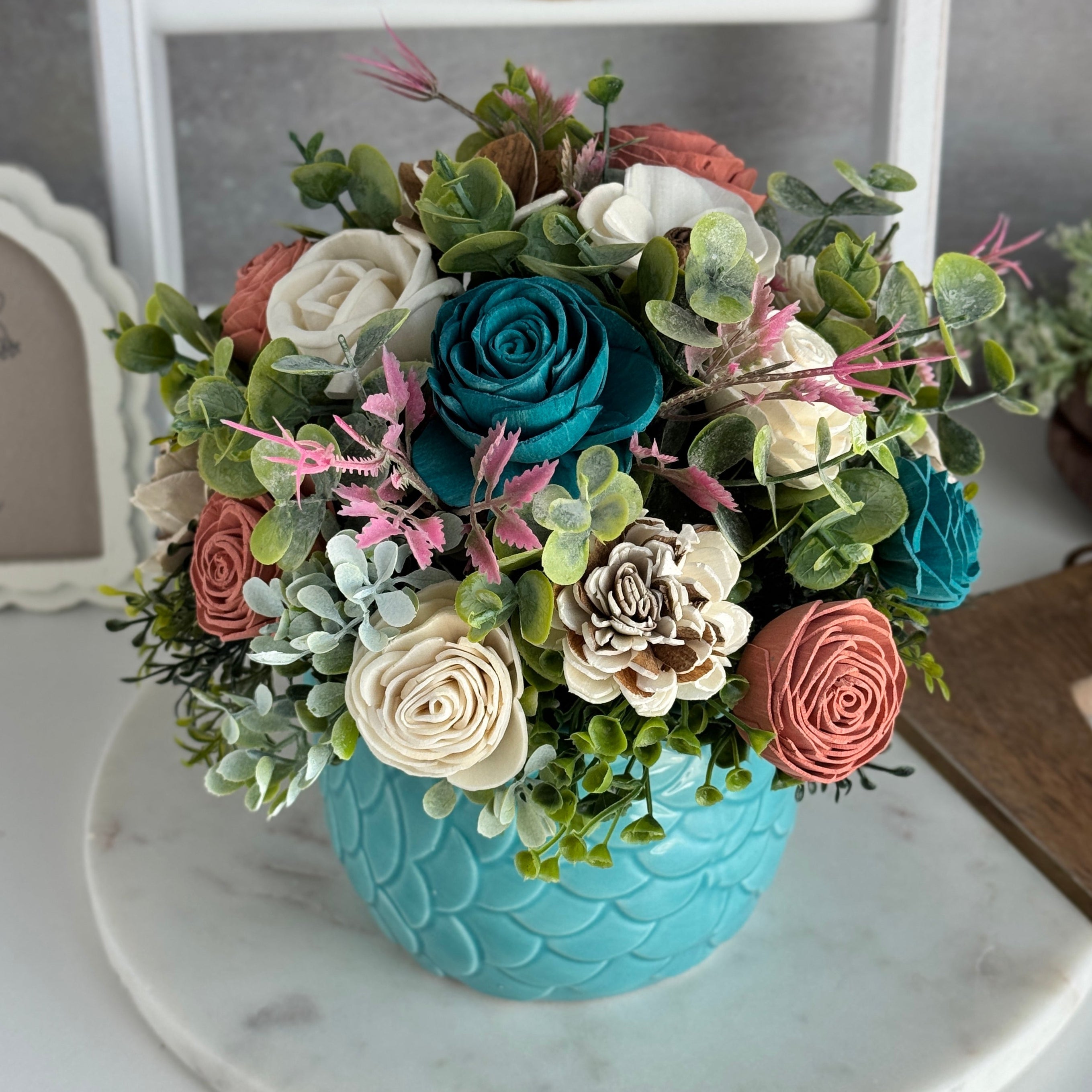 Amelie Owl Wood Flower Design - Sola Wood Flowers | Handcrafted in Austin, TX by Sola Flower Sam