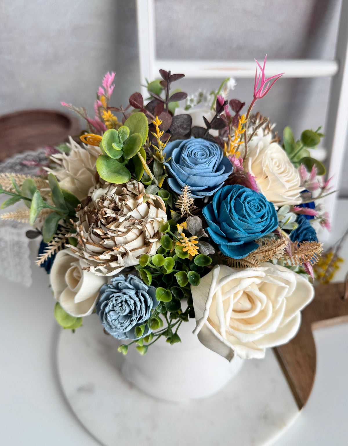 Blue Puppy Design - Sola Wood Flowers | Handcrafted in Austin, TX by Sola Flower Sam