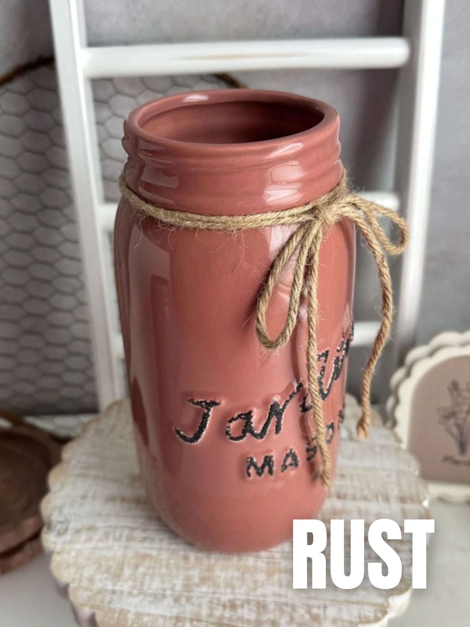 Custom Wood Flower Mason Jars | XL - Sola Wood Flowers | Handcrafted in Austin, TX by Sola Flower Sam