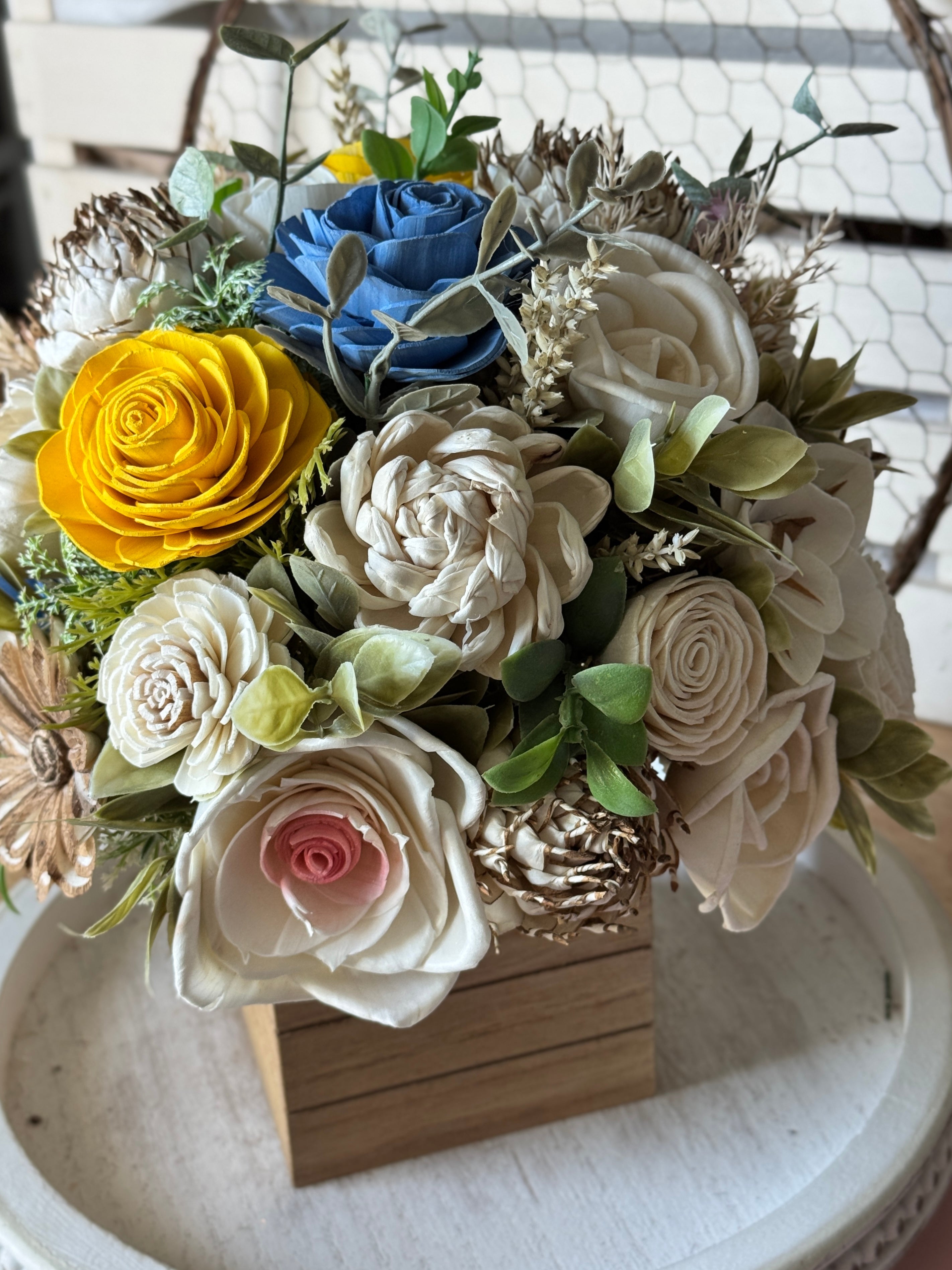 Maribelle - 10x10'' Design - Sola Wood Flowers | Handcrafted in Austin, TX by Sola Flower Sam