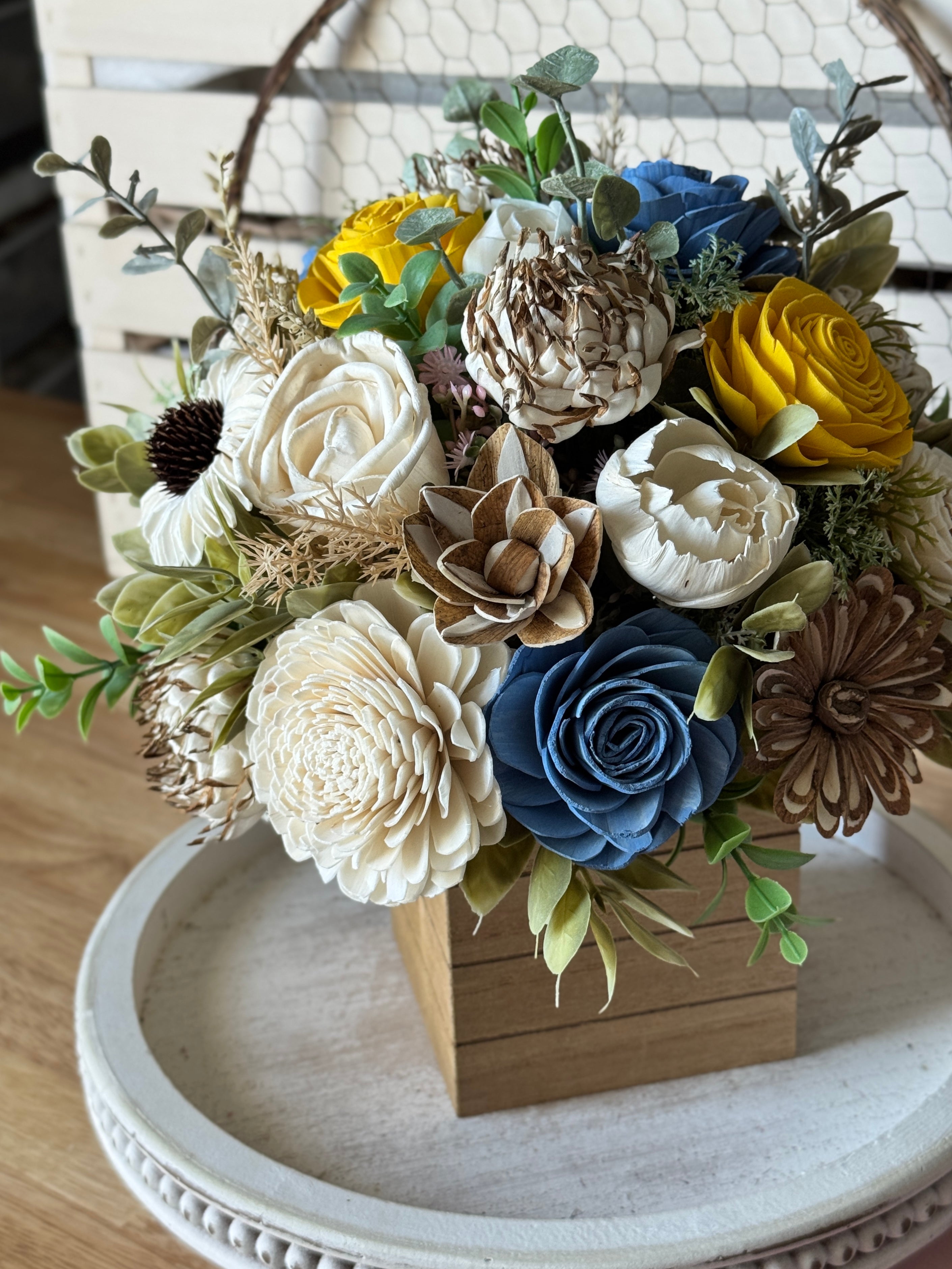 Maribelle - 10x10'' Design - Sola Wood Flowers | Handcrafted in Austin, TX by Sola Flower Sam