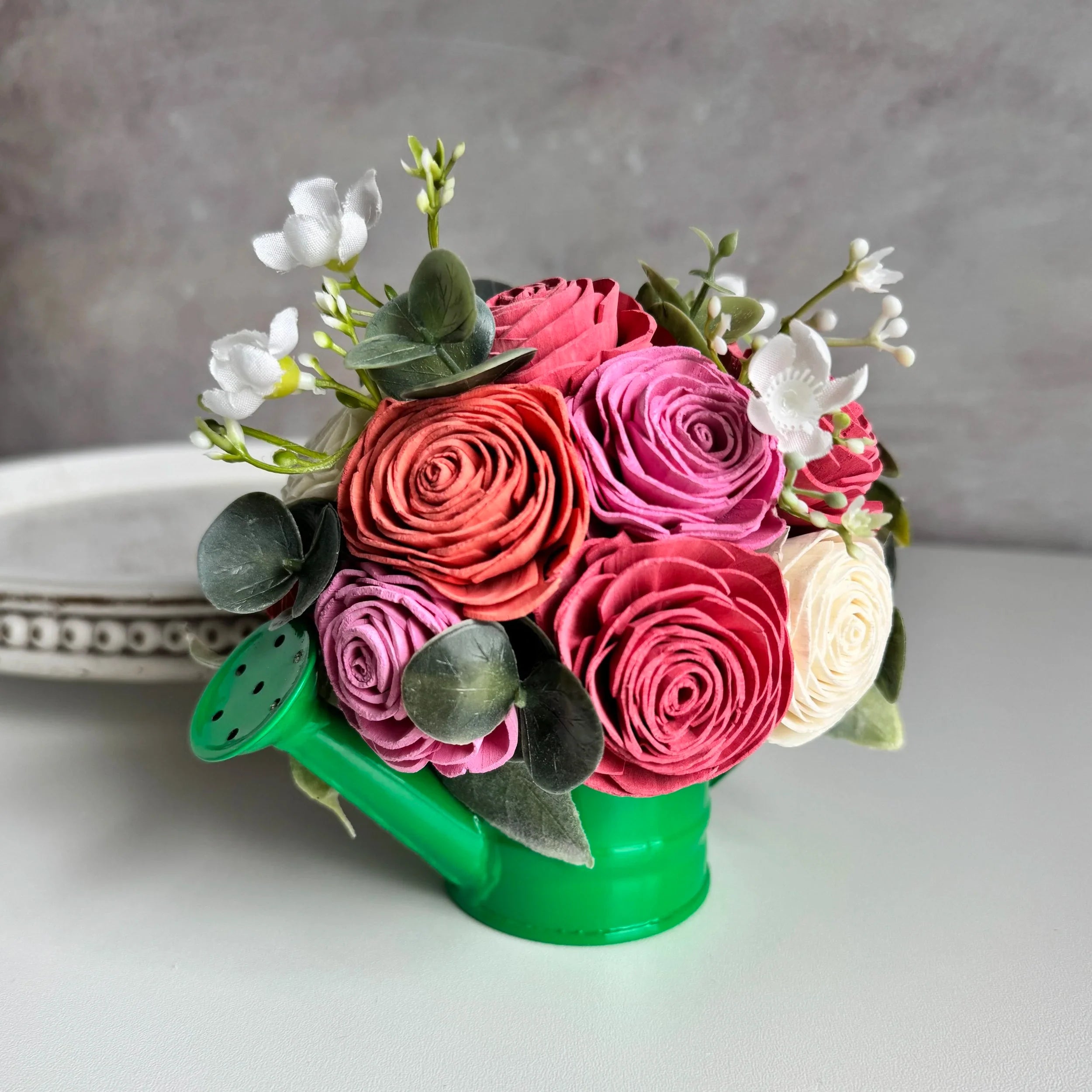 Bright Green | Mini Water Can - Sola Wood Flowers | Handcrafted in Austin, TX by Sola Flower Sam