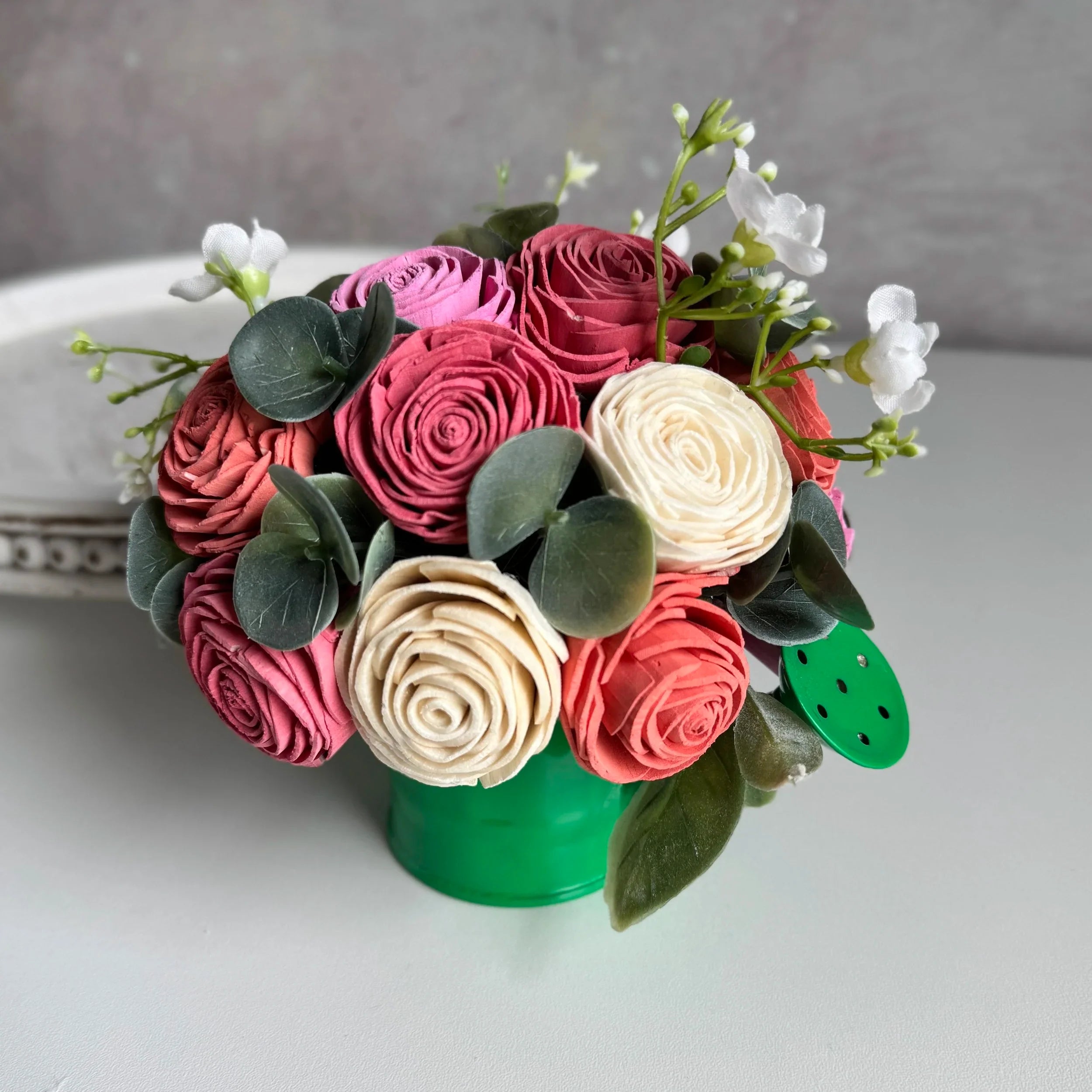 Bright Green | Mini Water Can - Sola Wood Flowers | Handcrafted in Austin, TX by Sola Flower Sam