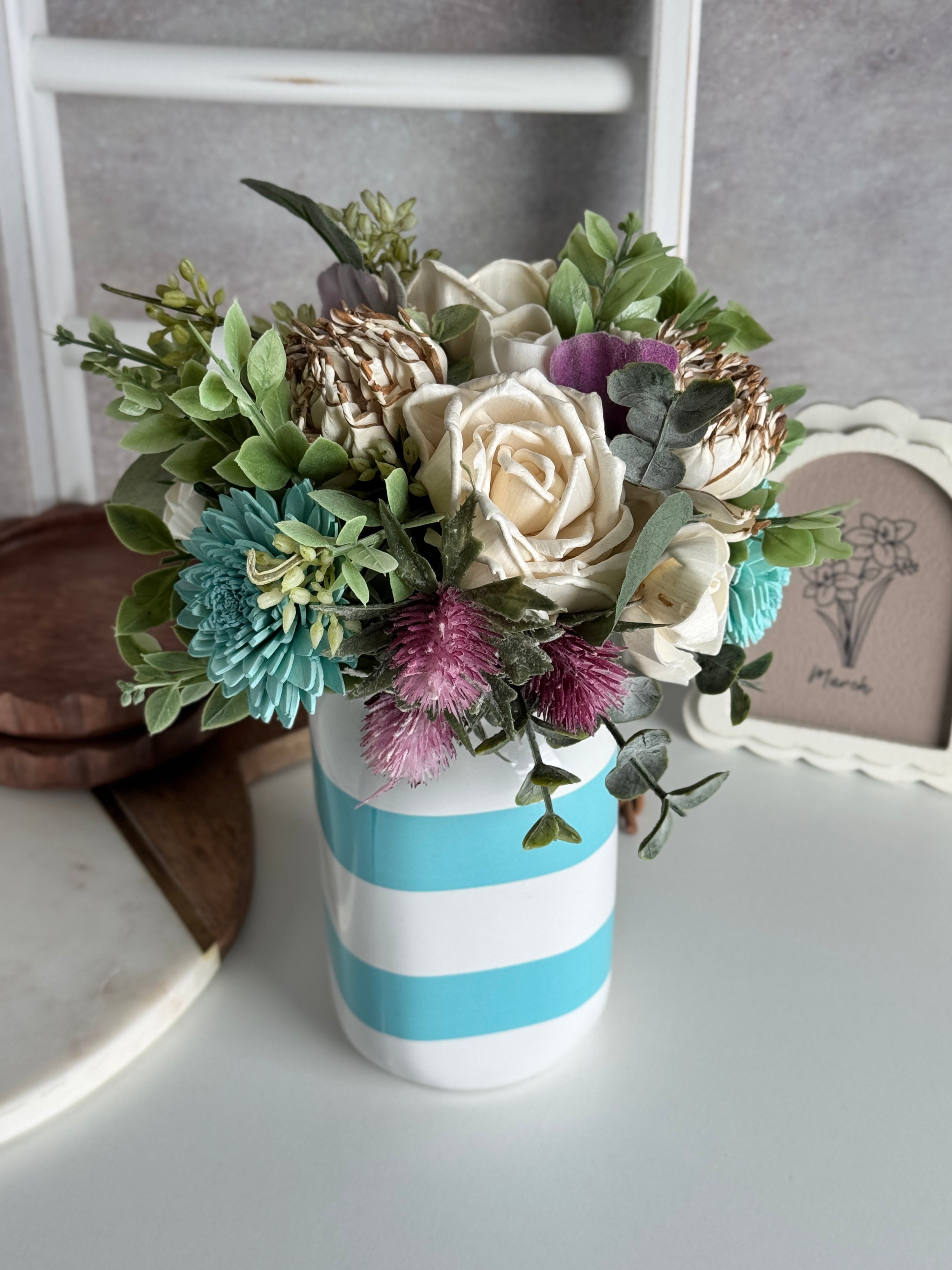 Oceanview Breeze Bouquet - Forever Flowers - Sola Wood Flowers | Handcrafted in Austin, TX by Sola Flower Sam