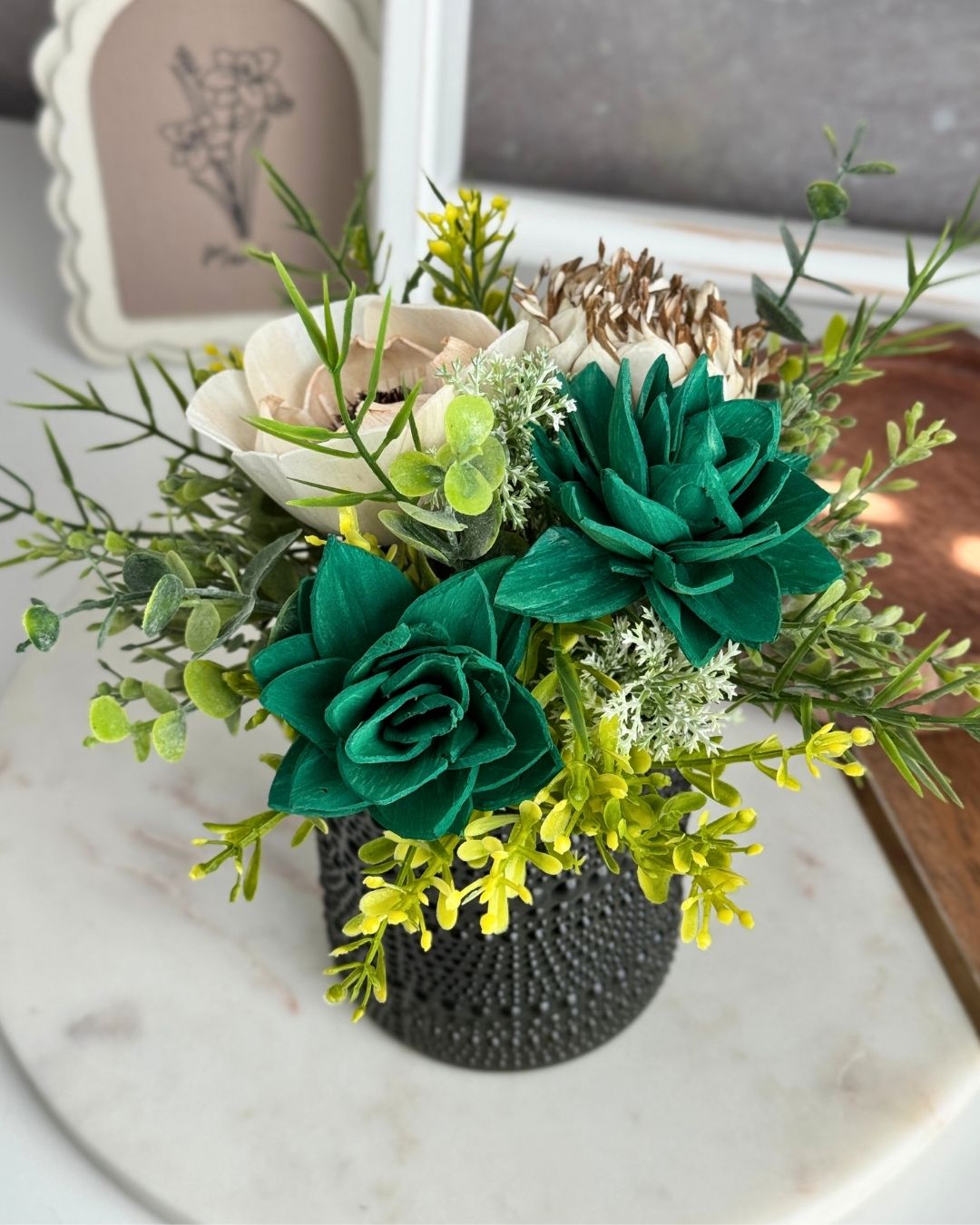 One Short "Emerald" Day | Sola Wood Flower Design - Sola Wood Flowers | Handcrafted in Austin, TX by Sola Flower Sam