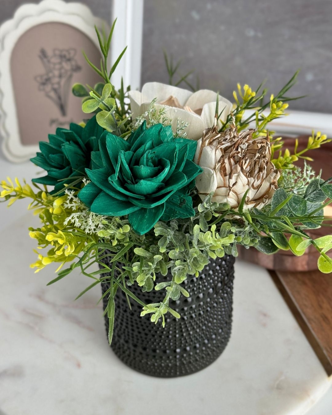 One Short "Emerald" Day | Sola Wood Flower Design - Sola Wood Flowers | Handcrafted in Austin, TX by Sola Flower Sam