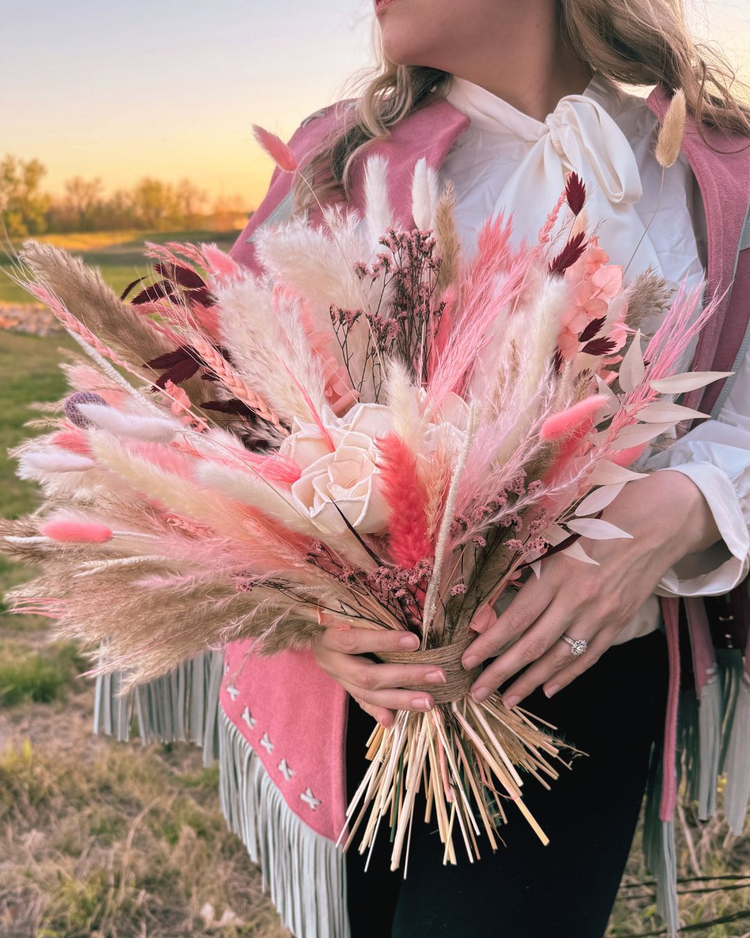 Pink Pampas XL Sola Wood Flower Bouquet - Sola Wood Flowers | Handcrafted in Austin, TX by Sola Flower Sam