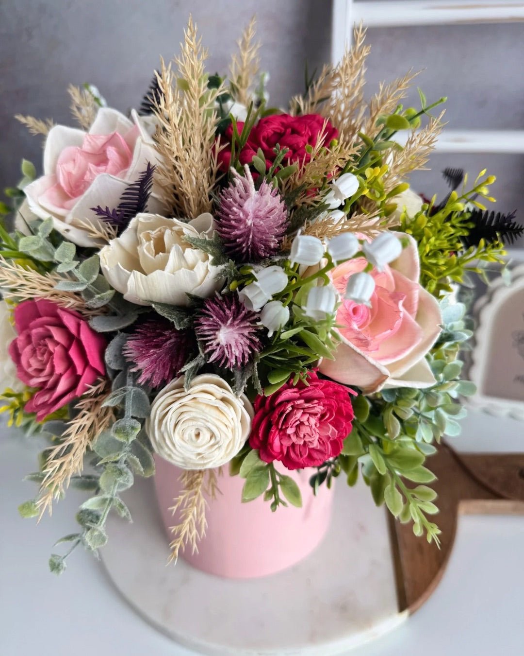 Pink Sugar Sola Wood Flower Arrangement - Sola Wood Flowers | Handcrafted in Austin, TX by Sola Flower Sam