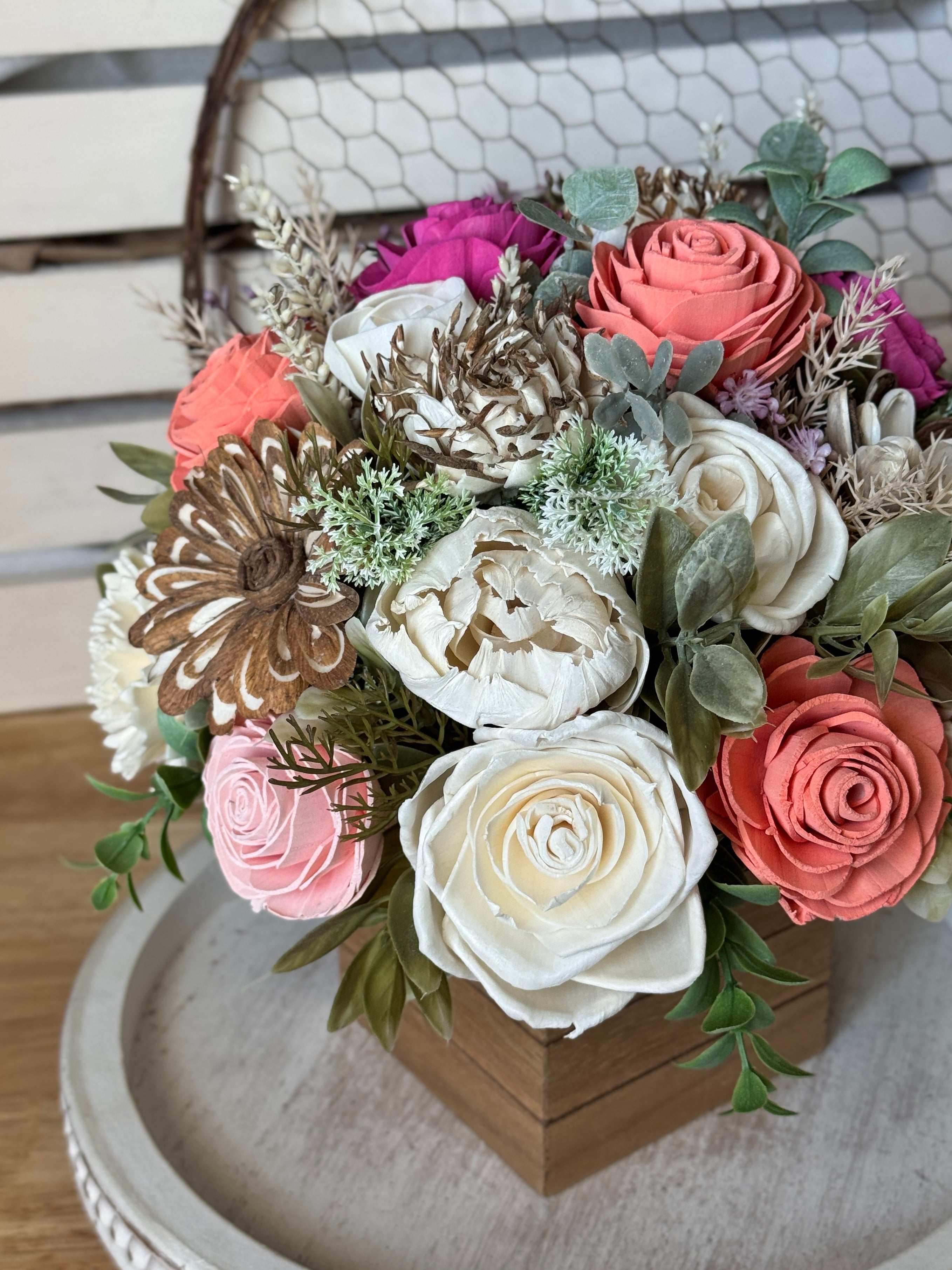 Roxie - 10x10'' Design - Sola Wood Flowers | Handcrafted in Austin, TX by Sola Flower Sam