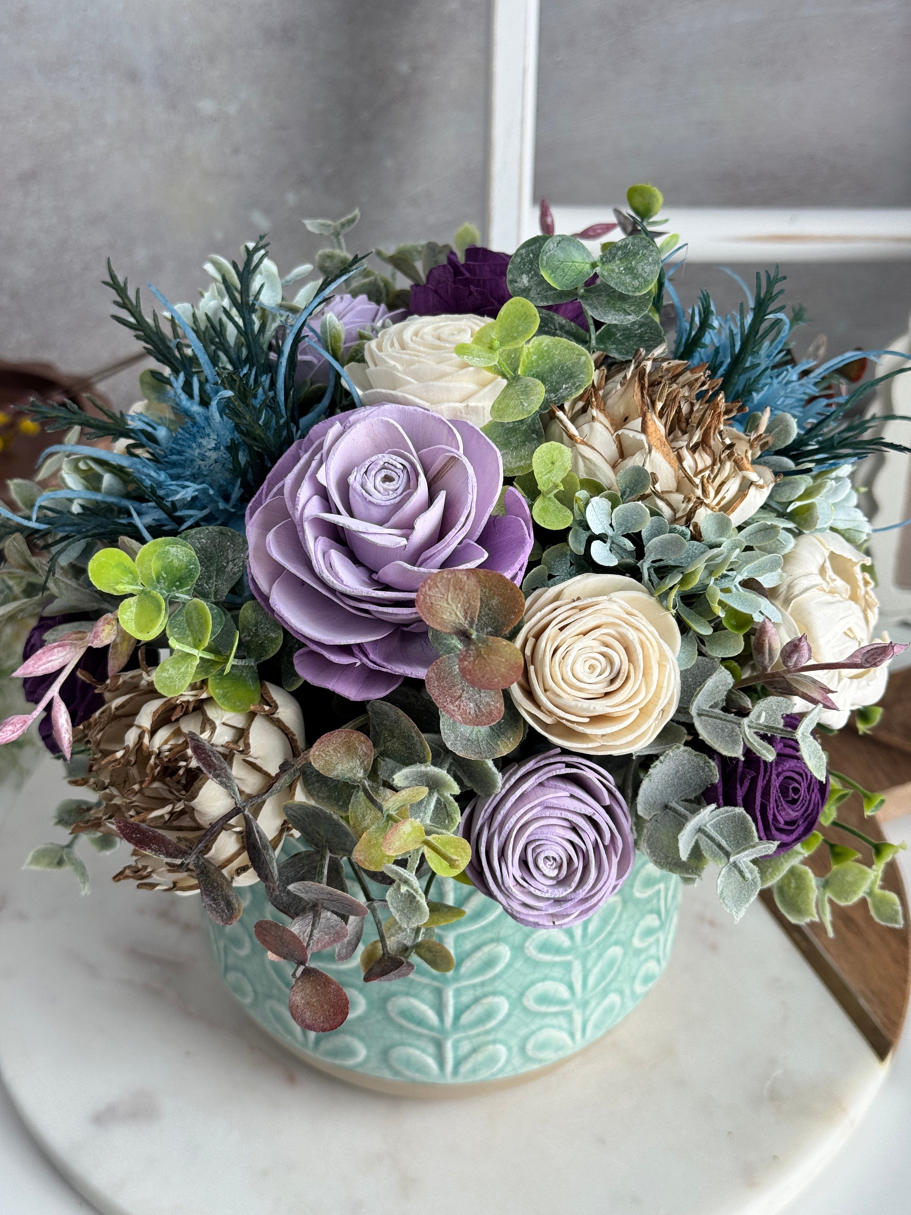 Violet Muse | Sola Wood Flower Arrangement - Sola Wood Flowers | Handcrafted in Austin, TX by Sola Flower Sam