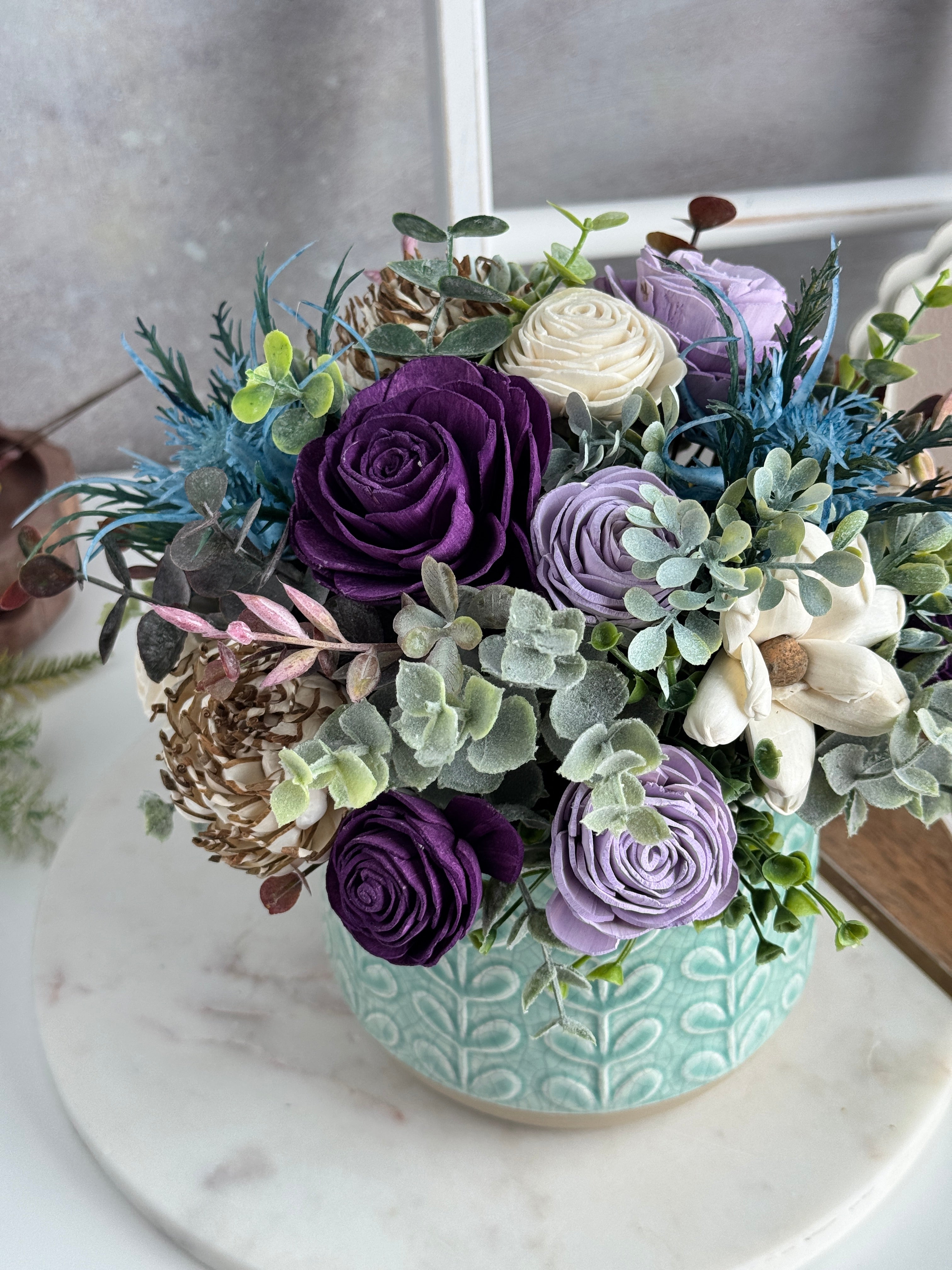 Violet Muse | Sola Wood Flower Arrangement - Sola Wood Flowers | Handcrafted in Austin, TX by Sola Flower Sam