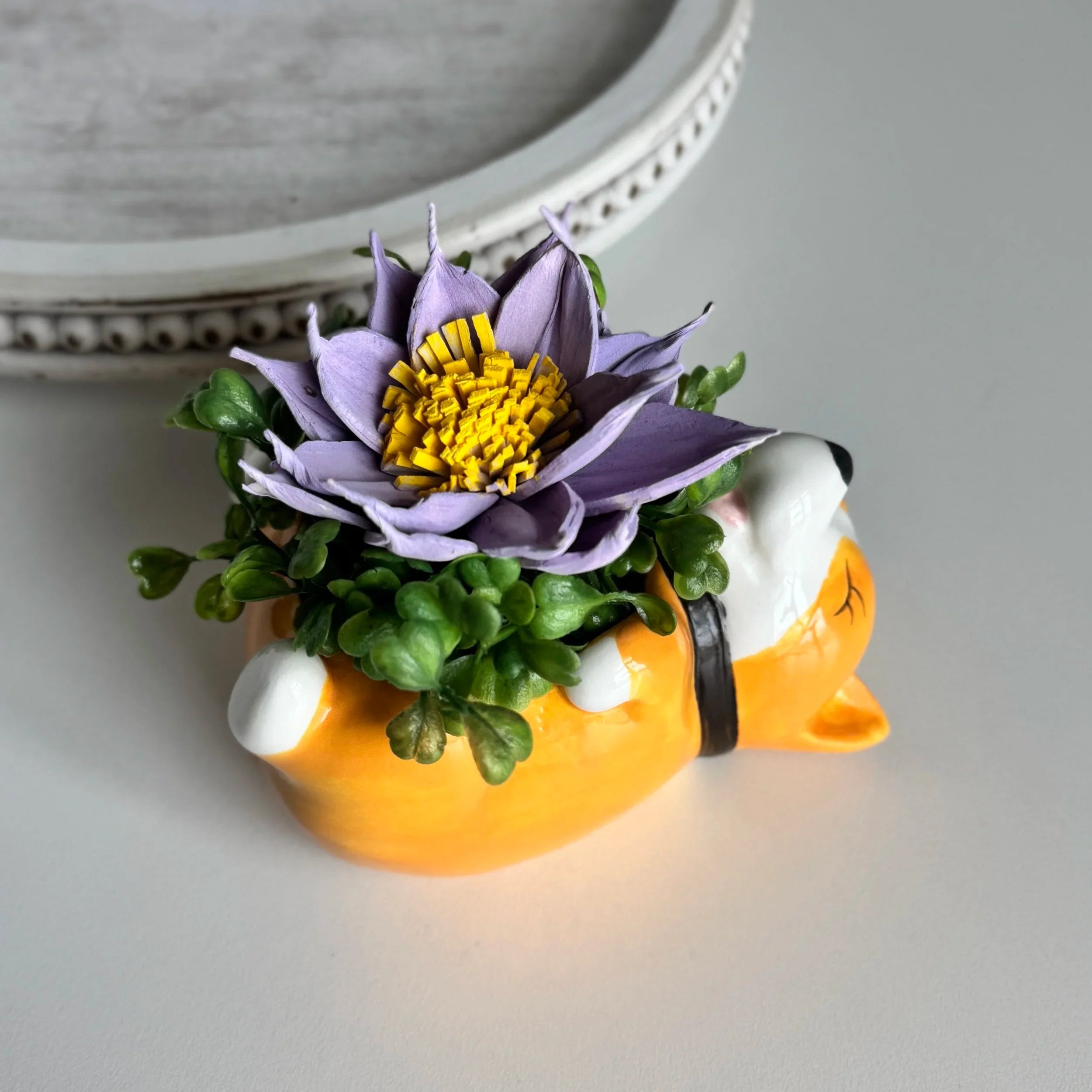 Corgi Purple Bloom - Sola Wood Flowers | Handcrafted in Austin, TX by Sola Flower Sam