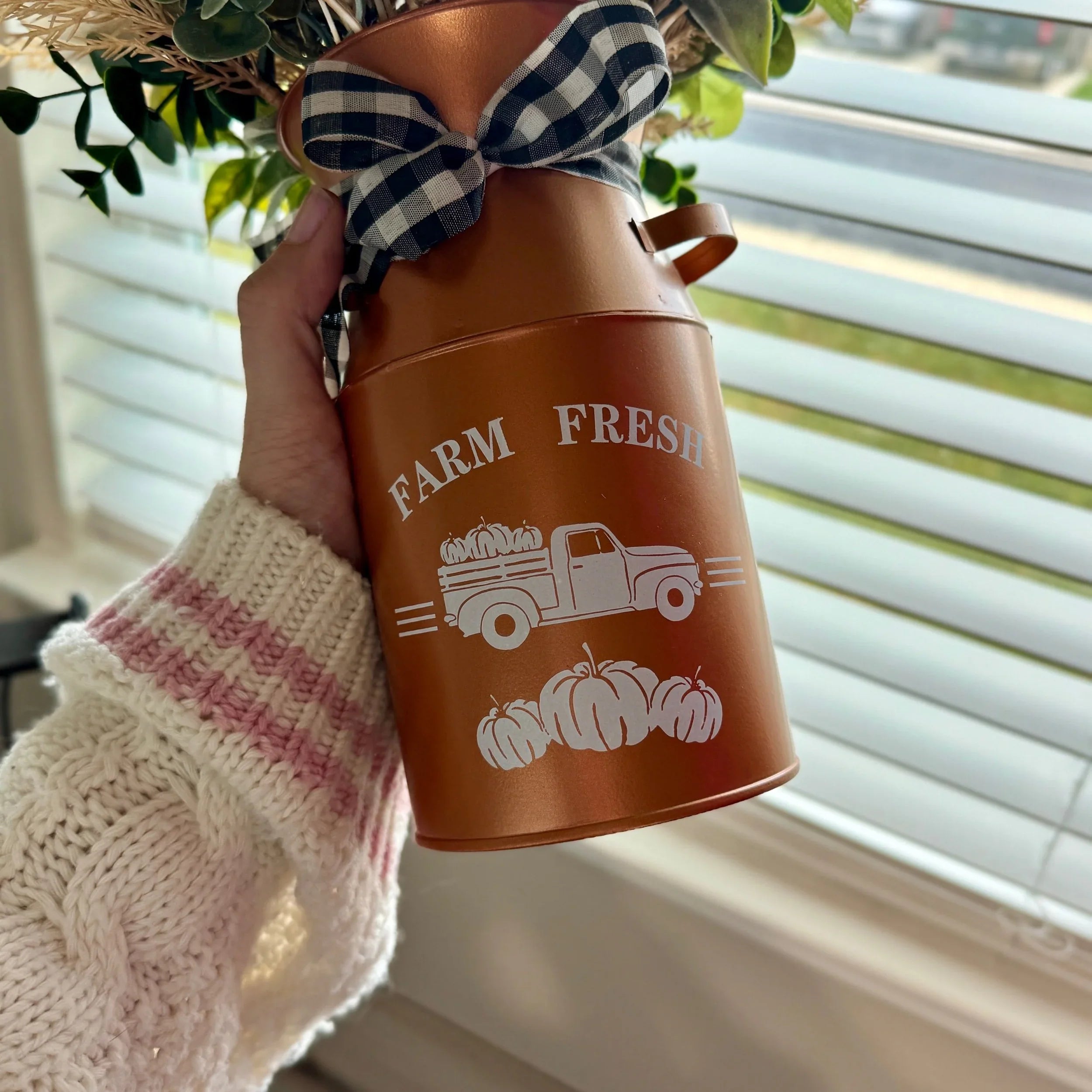 Farmhouse Milk Can - Sola Wood Flowers | Handcrafted in Austin, TX by Sola Flower Sam