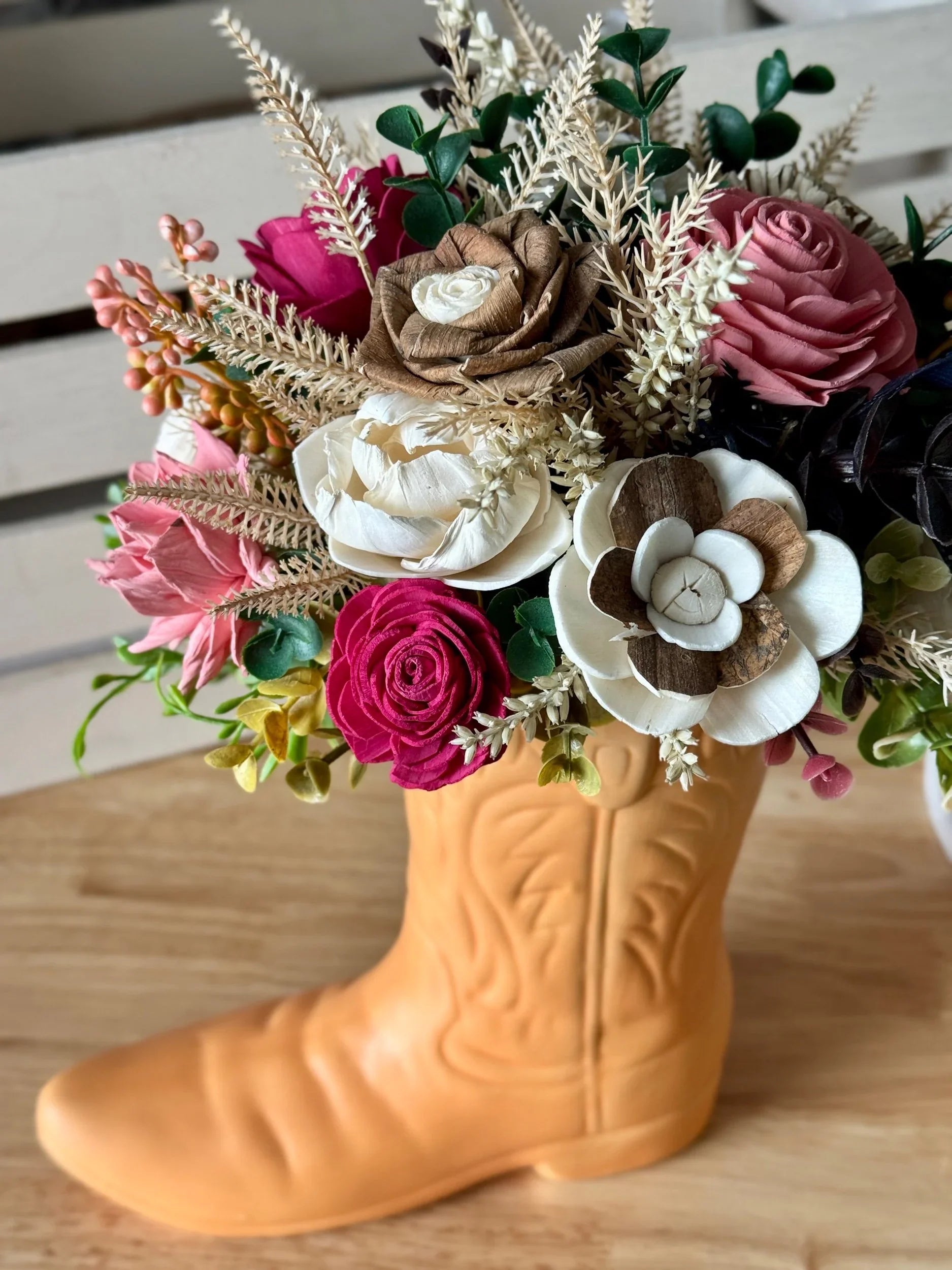 Festival Boots | Sherbert - Sola Wood Flowers | Handcrafted in Austin, TX by Sola Flower Sam