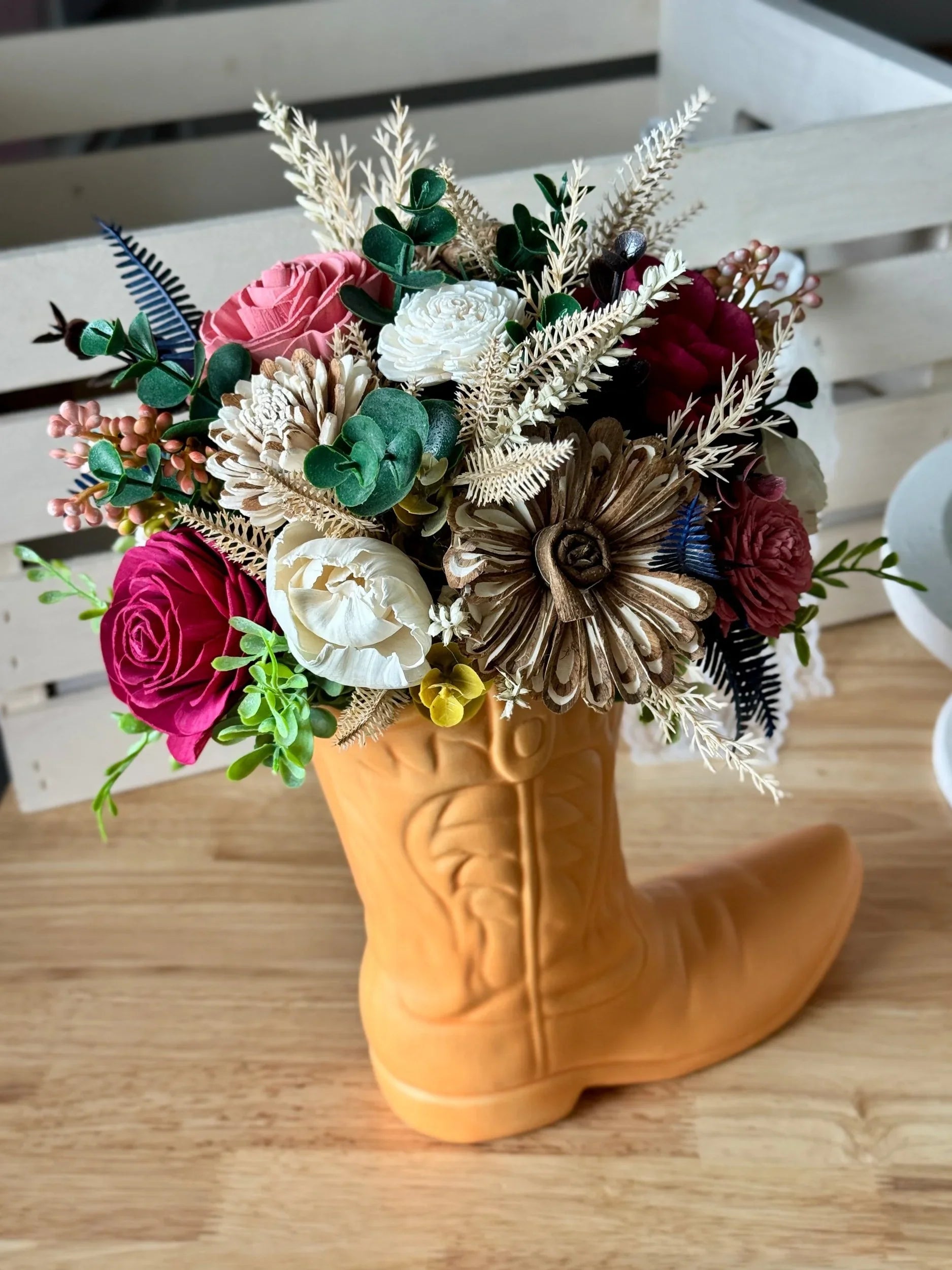 Festival Boots | Sherbert - Sola Wood Flowers | Handcrafted in Austin, TX by Sola Flower Sam