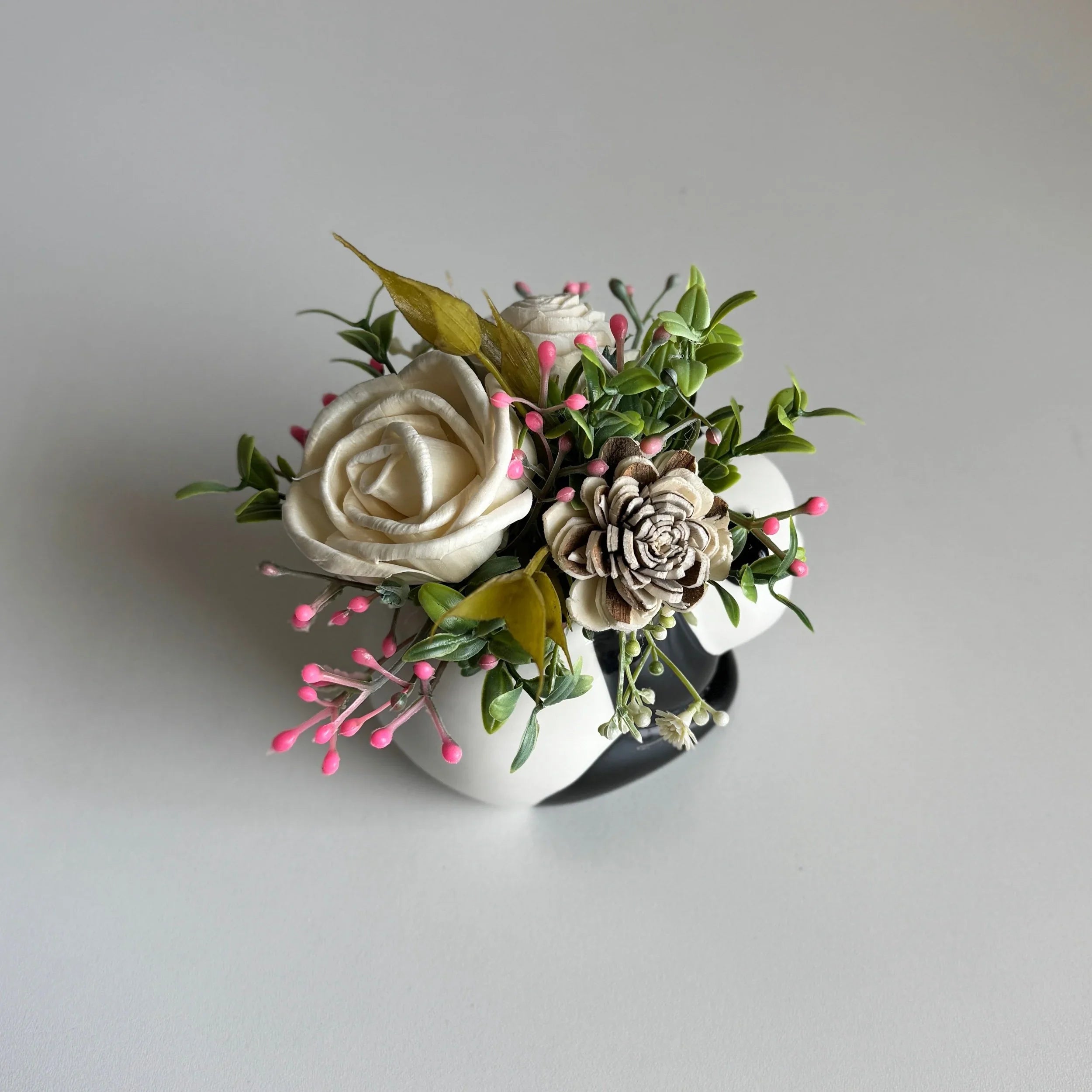 Mini Panda - Sola Wood Flowers | Handcrafted in Austin, TX by Sola Flower Sam