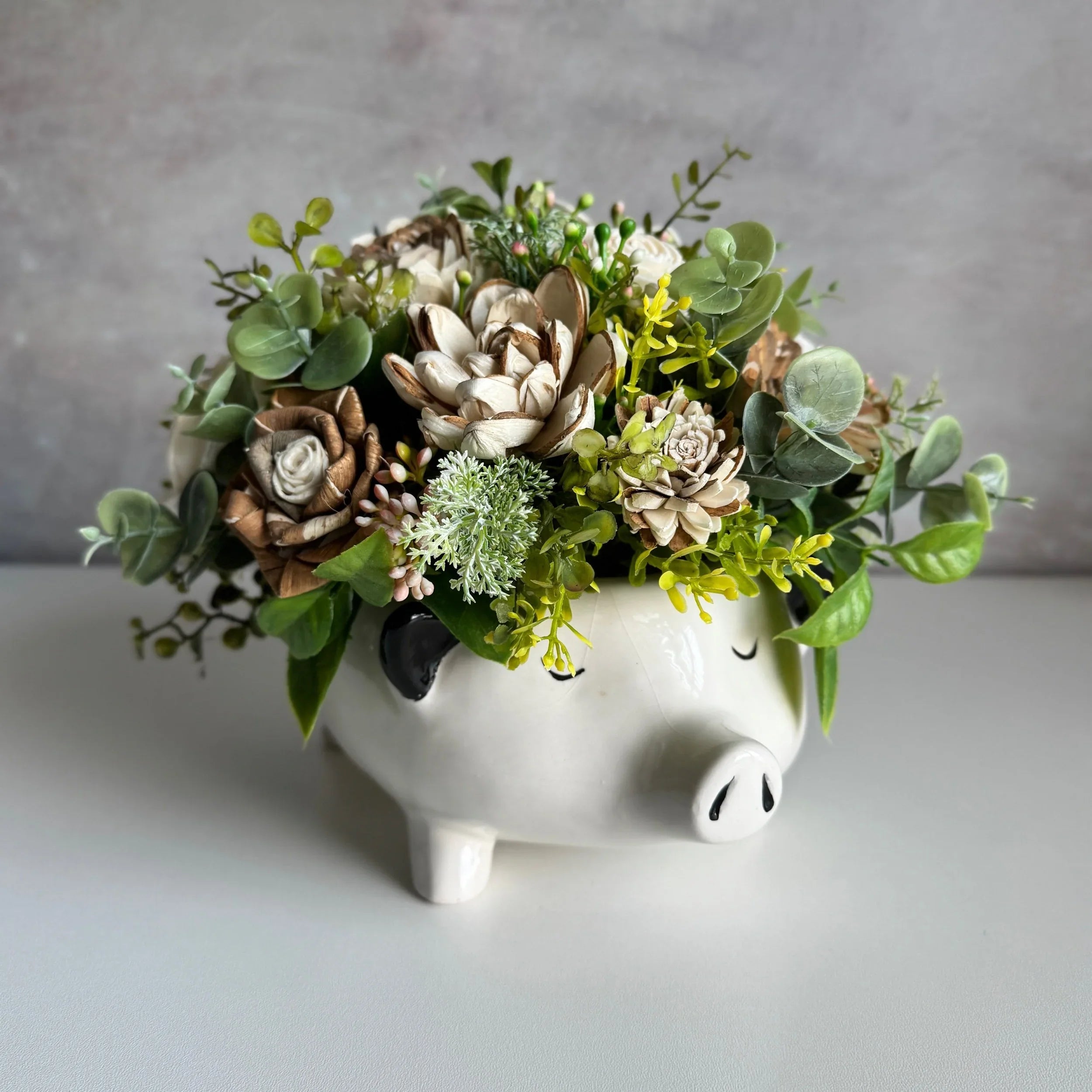 Farmhouse Pig - Sola Wood Flowers | Handcrafted in Austin, TX by Sola Flower Sam