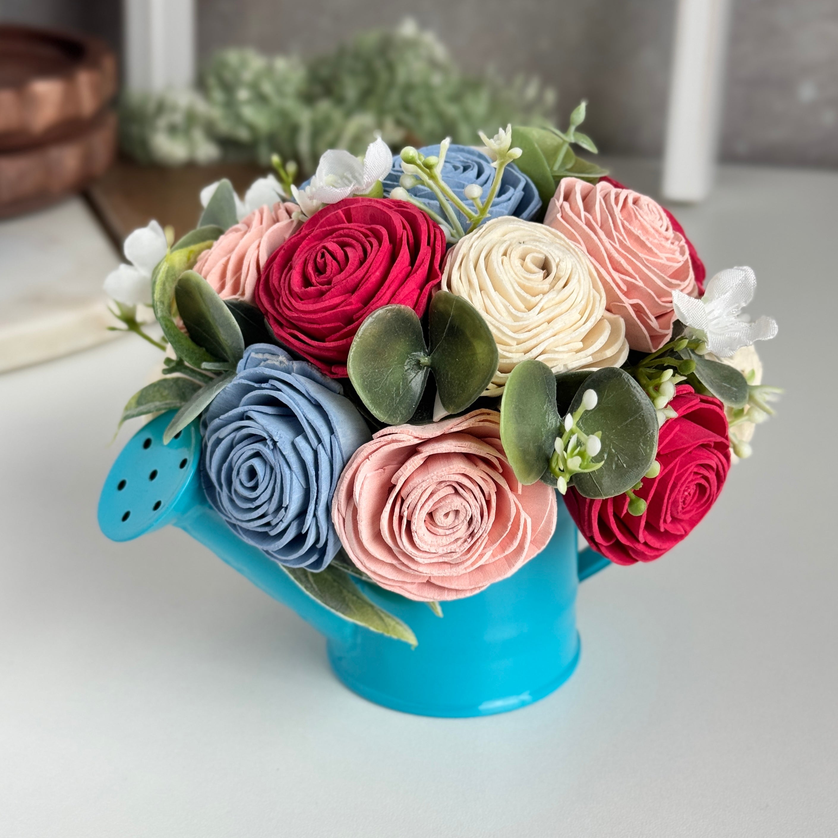 Mini Sola Wood Flower Designs | Petite Faux Florals
