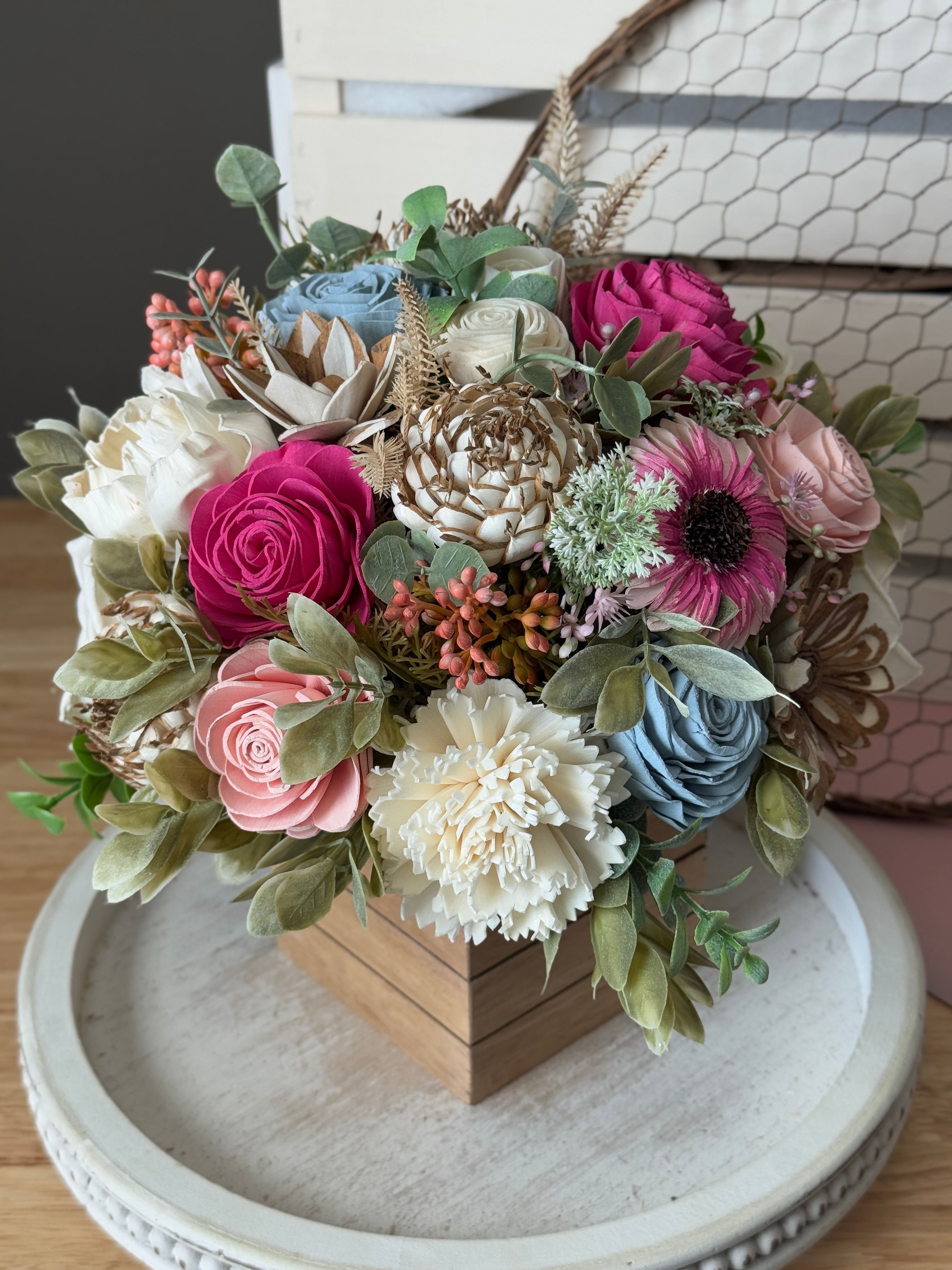 Bridget - 10x10'' Design - Sola Wood Flowers | Handcrafted in Austin, TX by Sola Flower Sam