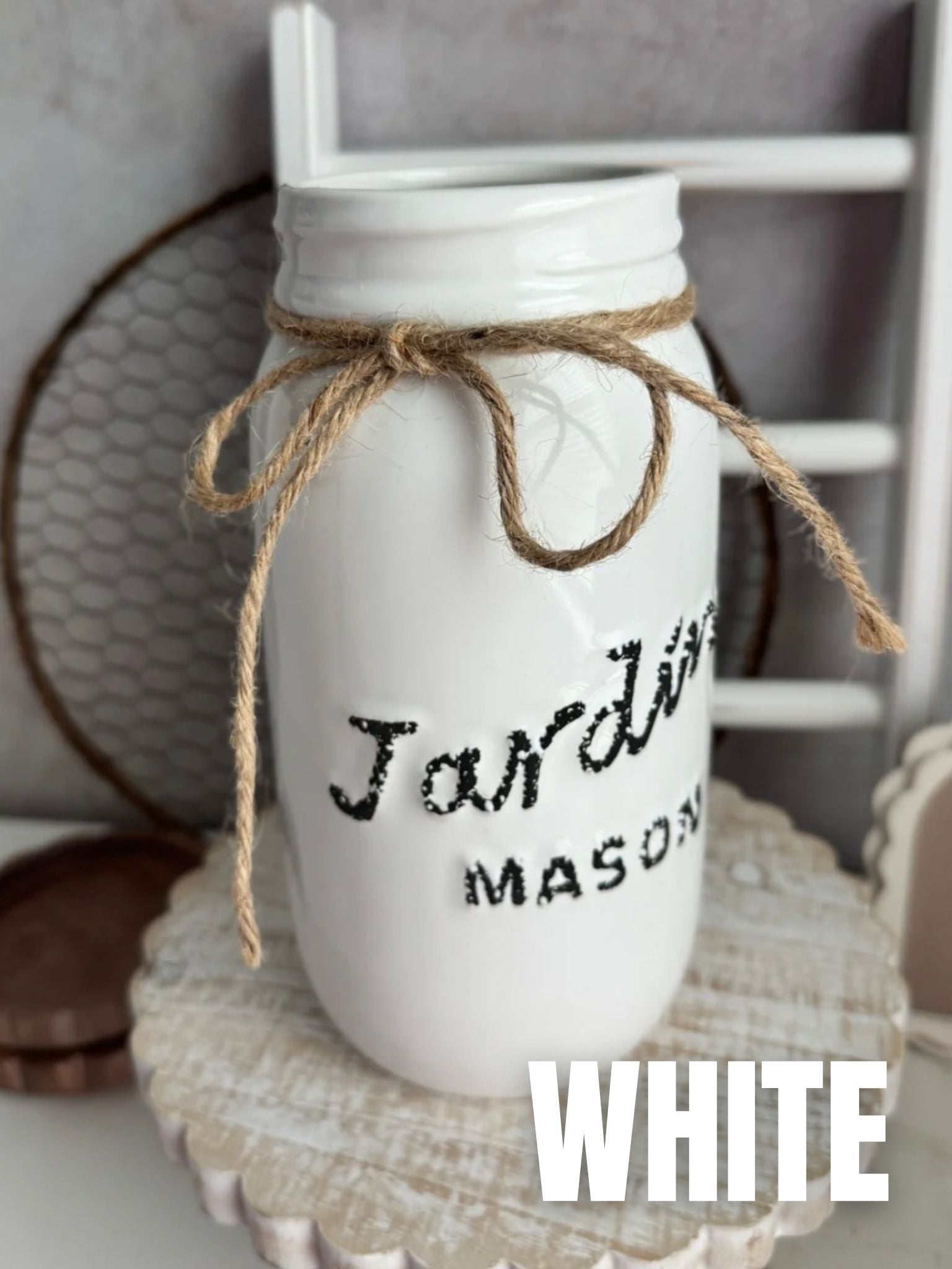 Custom Wood Flower Mason Jars | XL - Sola Wood Flowers | Handcrafted in Austin, TX by Sola Flower Sam