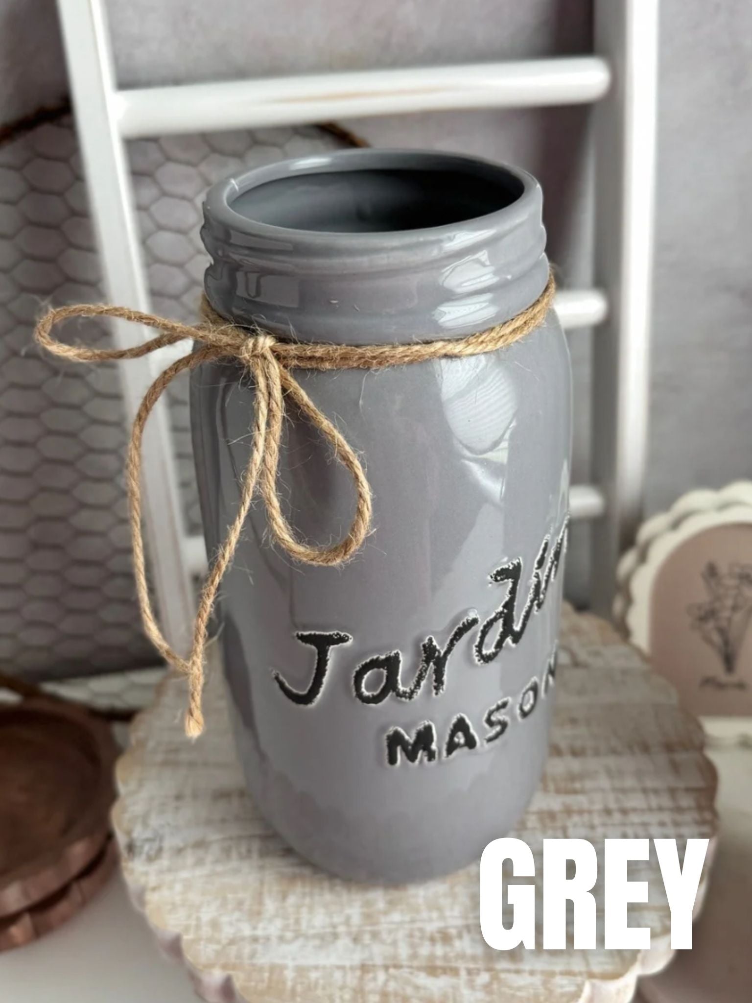 Custom Wood Flower Mason Jars | XL - Sola Wood Flowers | Handcrafted in Austin, TX by Sola Flower Sam
