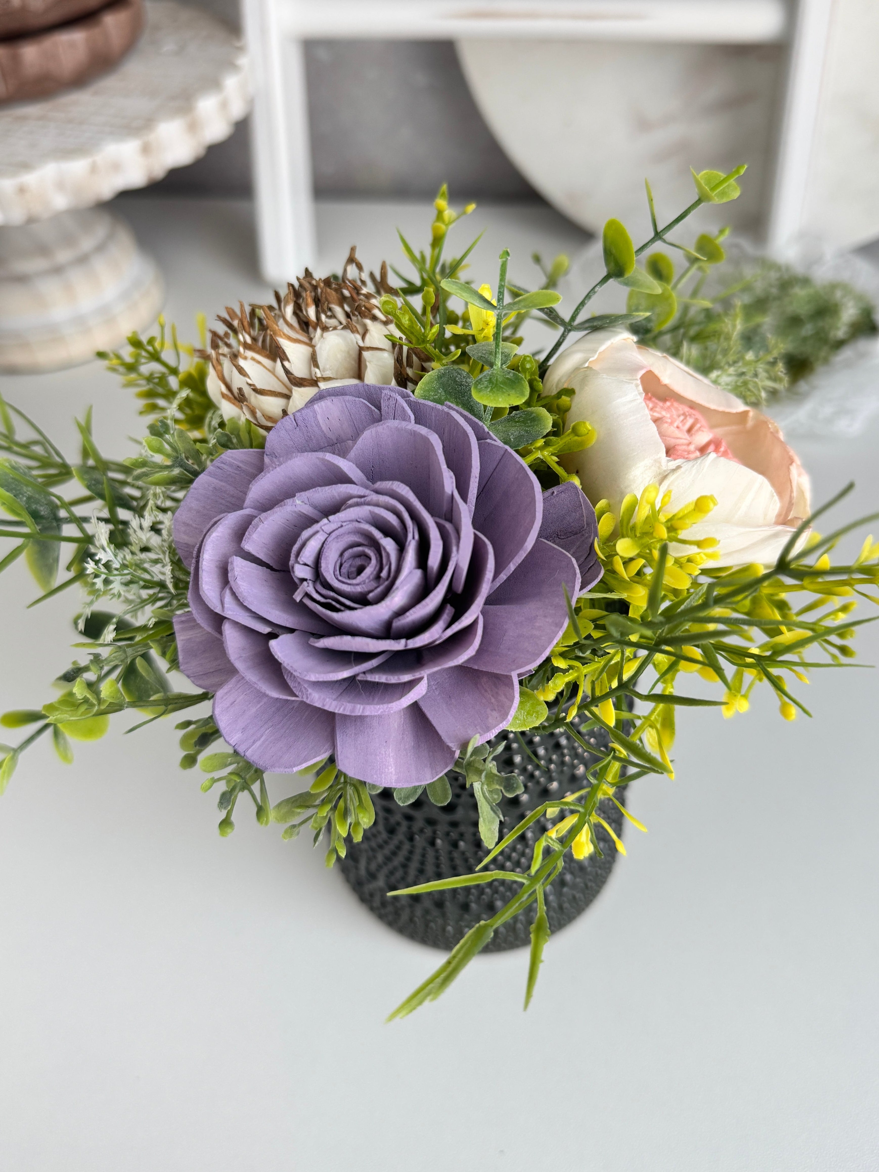 Devin Sola Wood Flower Bouquet | Handmade in Georgetown TX