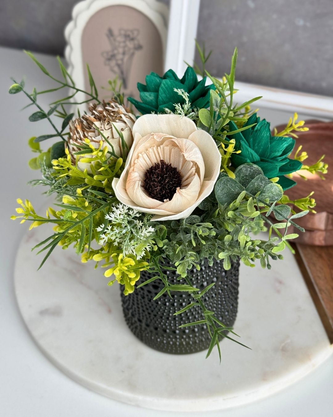 One Short "Emerald" Day | Sola Wood Flower Design - Sola Wood Flowers | Handcrafted in Austin, TX by Sola Flower Sam