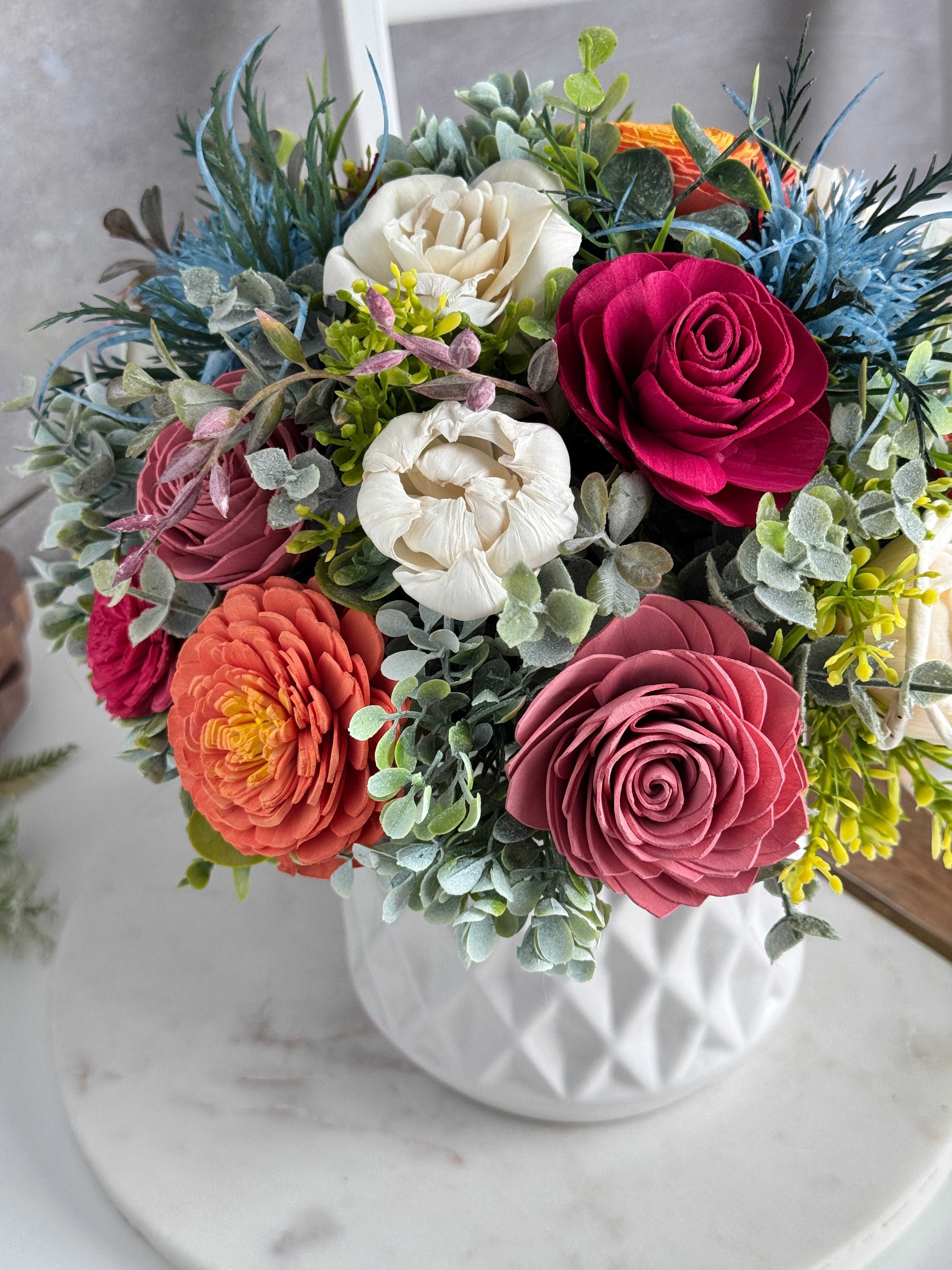 Large Sola Wood Flower Designs | Statement Faux Florals
