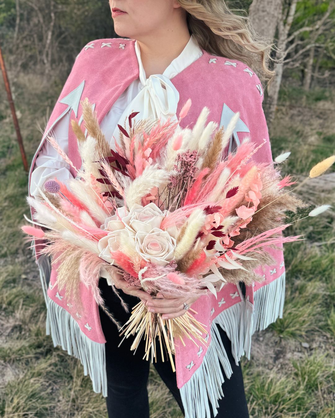 Pink Pampas XL Sola Wood Flower Bouquet - Sola Wood Flowers | Handcrafted in Austin, TX by Sola Flower Sam