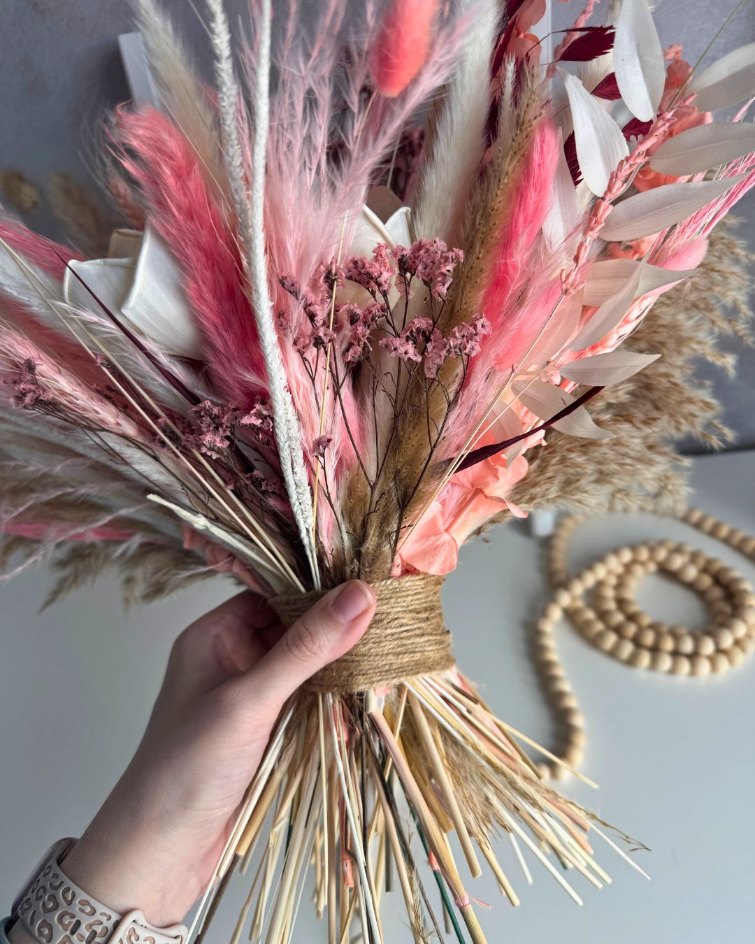 Pink Pampas XL Sola Wood Flower Bouquet - Sola Wood Flowers | Handcrafted in Austin, TX by Sola Flower Sam