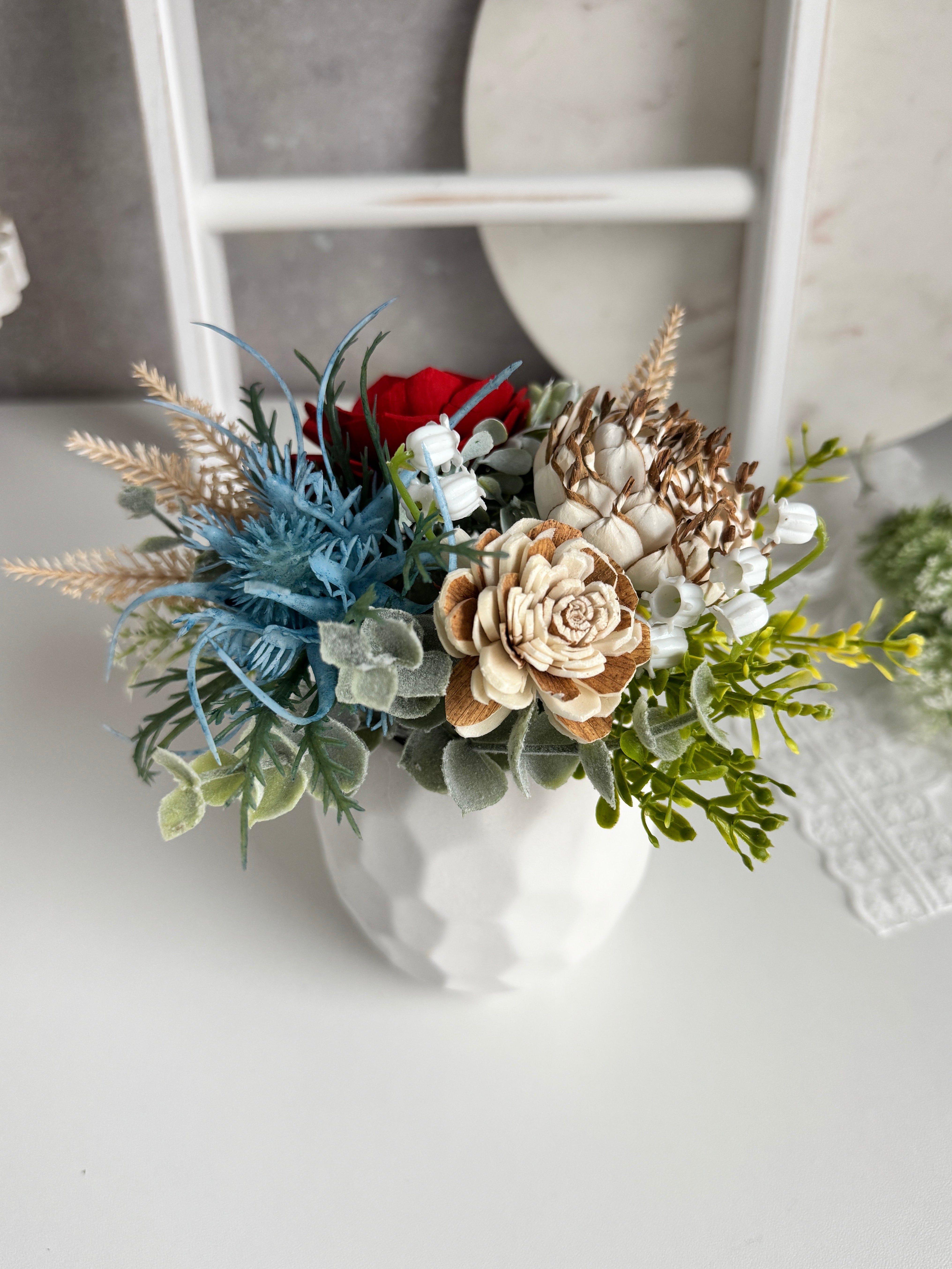 Red Poppy Mini - Sola Wood Flowers | Handcrafted in Austin, TX by Sola Flower Sam