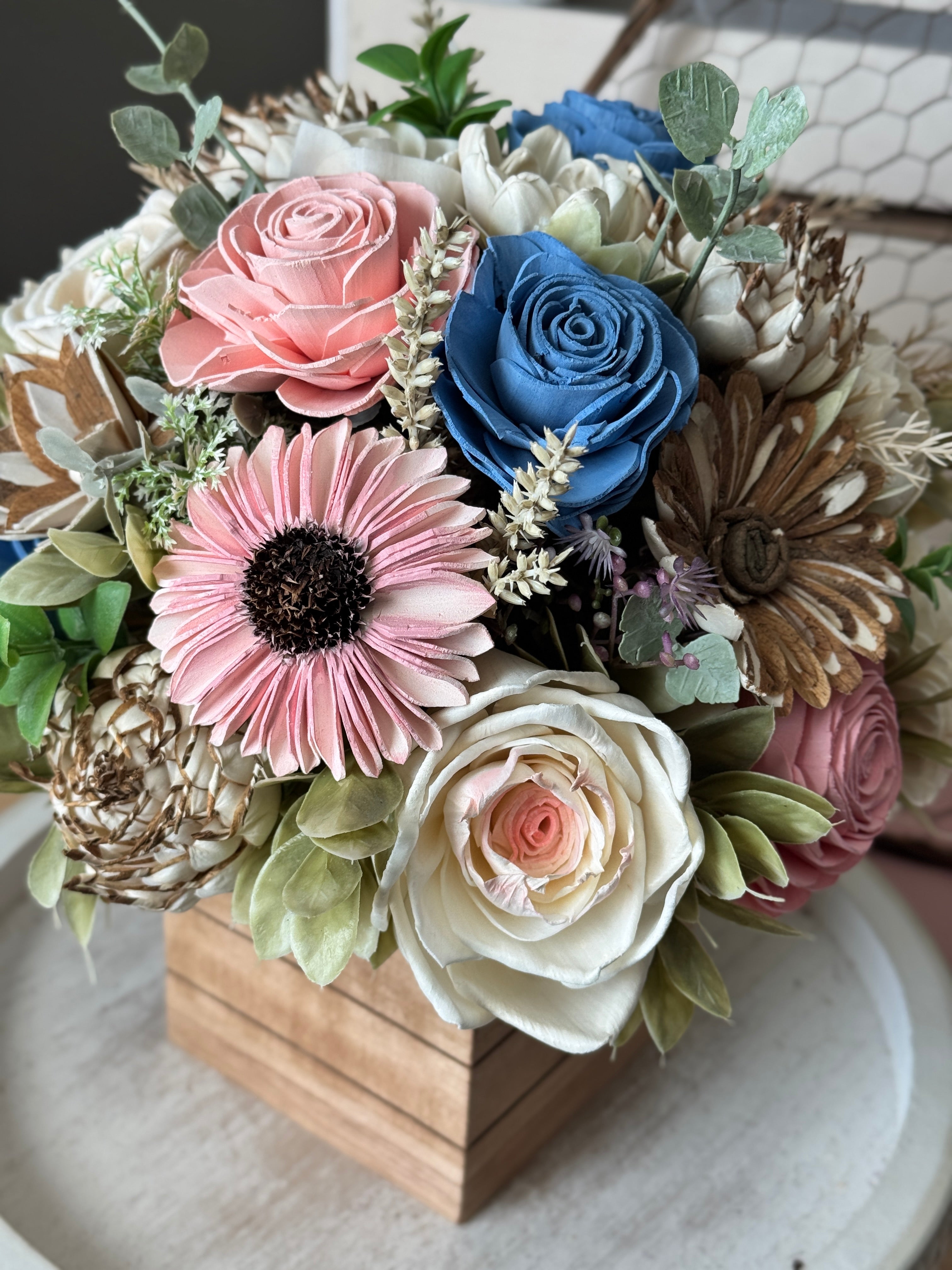 Vivienne - 10x10'' Design - Sola Wood Flowers | Handcrafted in Austin, TX by Sola Flower Sam