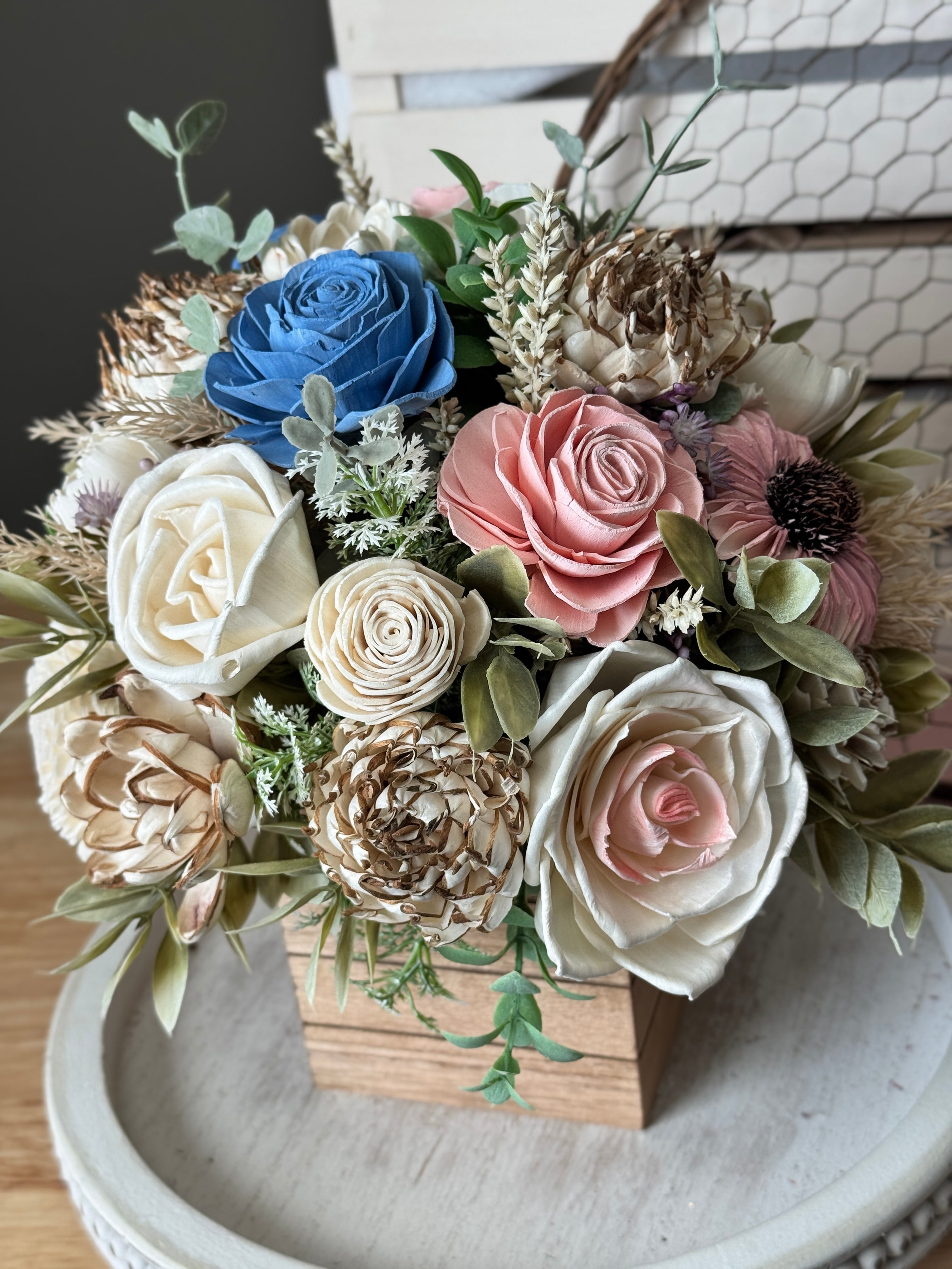 Vivienne - 10x10'' Design - Sola Wood Flowers | Handcrafted in Austin, TX by Sola Flower Sam