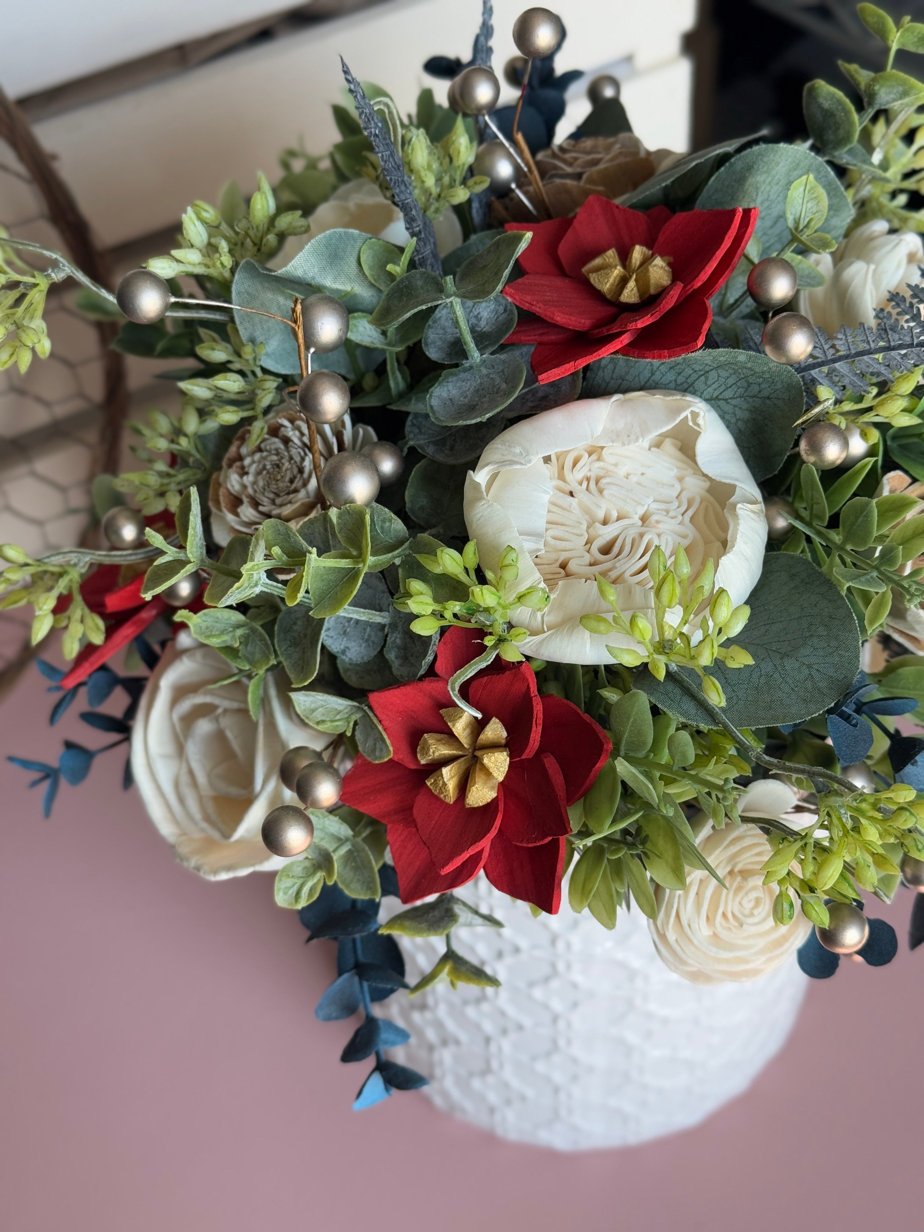 Winter Wonderland Farmhouse - Sola Wood Flowers | Handcrafted in Austin, TX by Sola Flower Sam