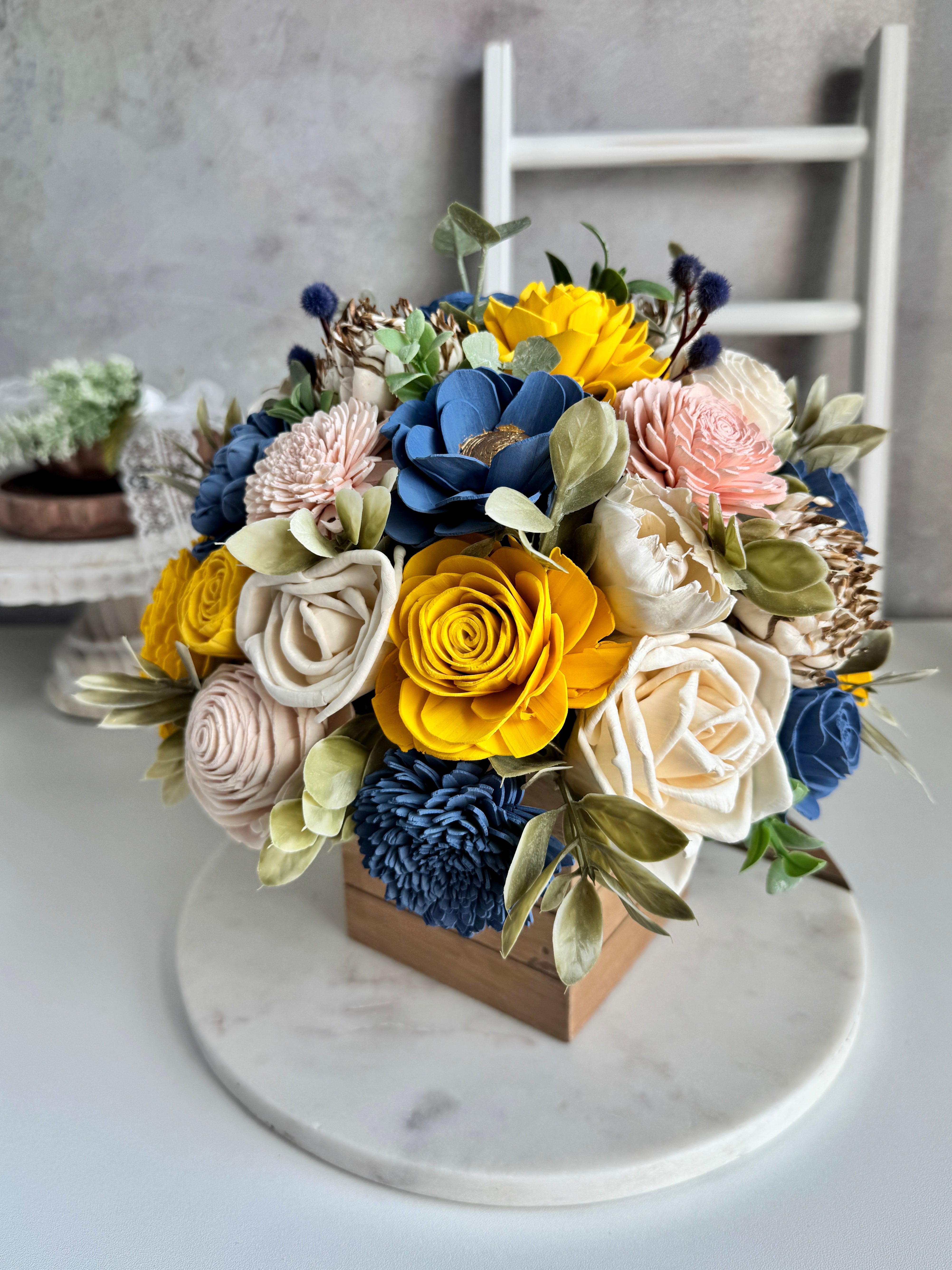 Large Sola Wood Flower Designs | Statement Faux Florals