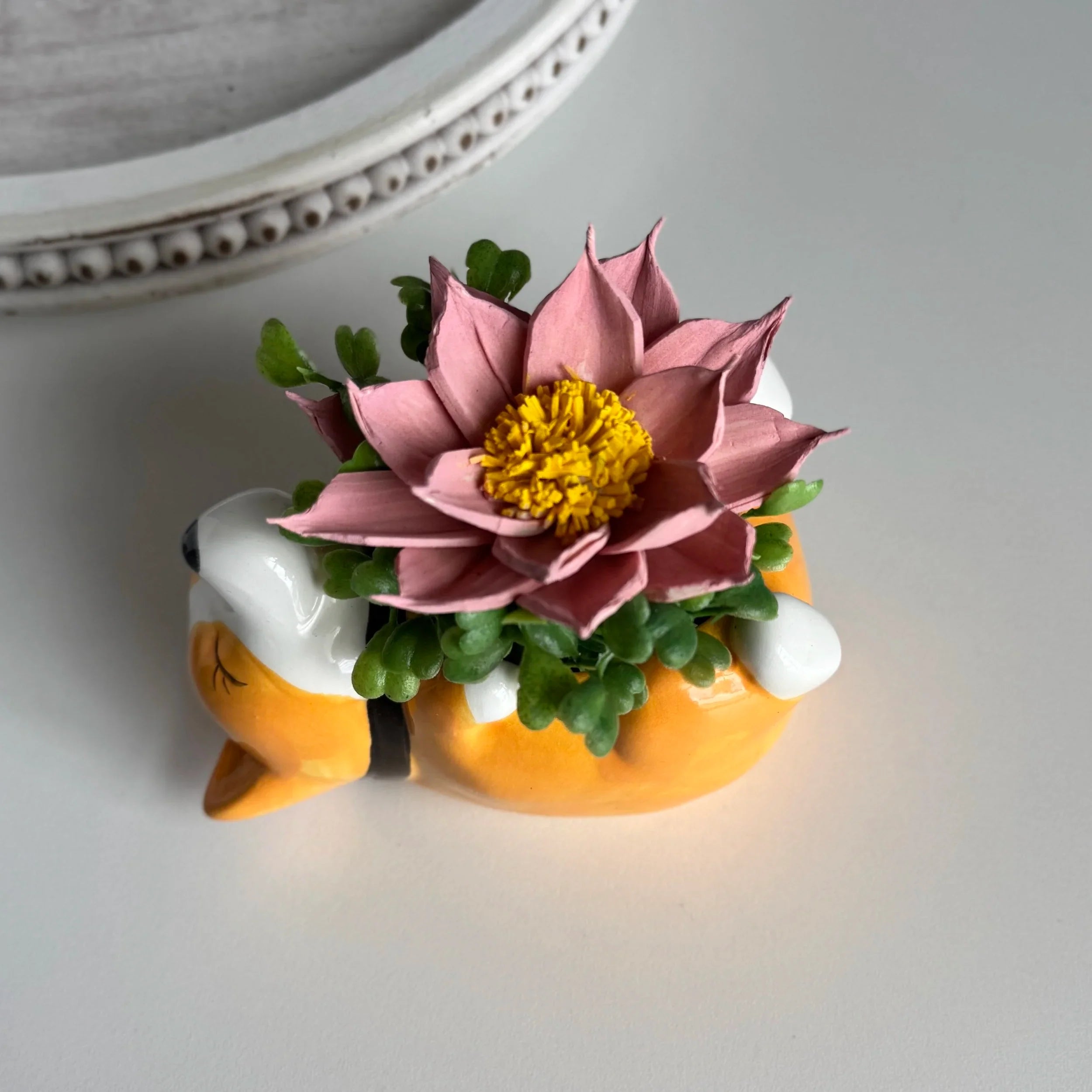 Corgi Pink Bloom - Sola Wood Flowers | Handcrafted in Austin, TX by Sola Flower Sam