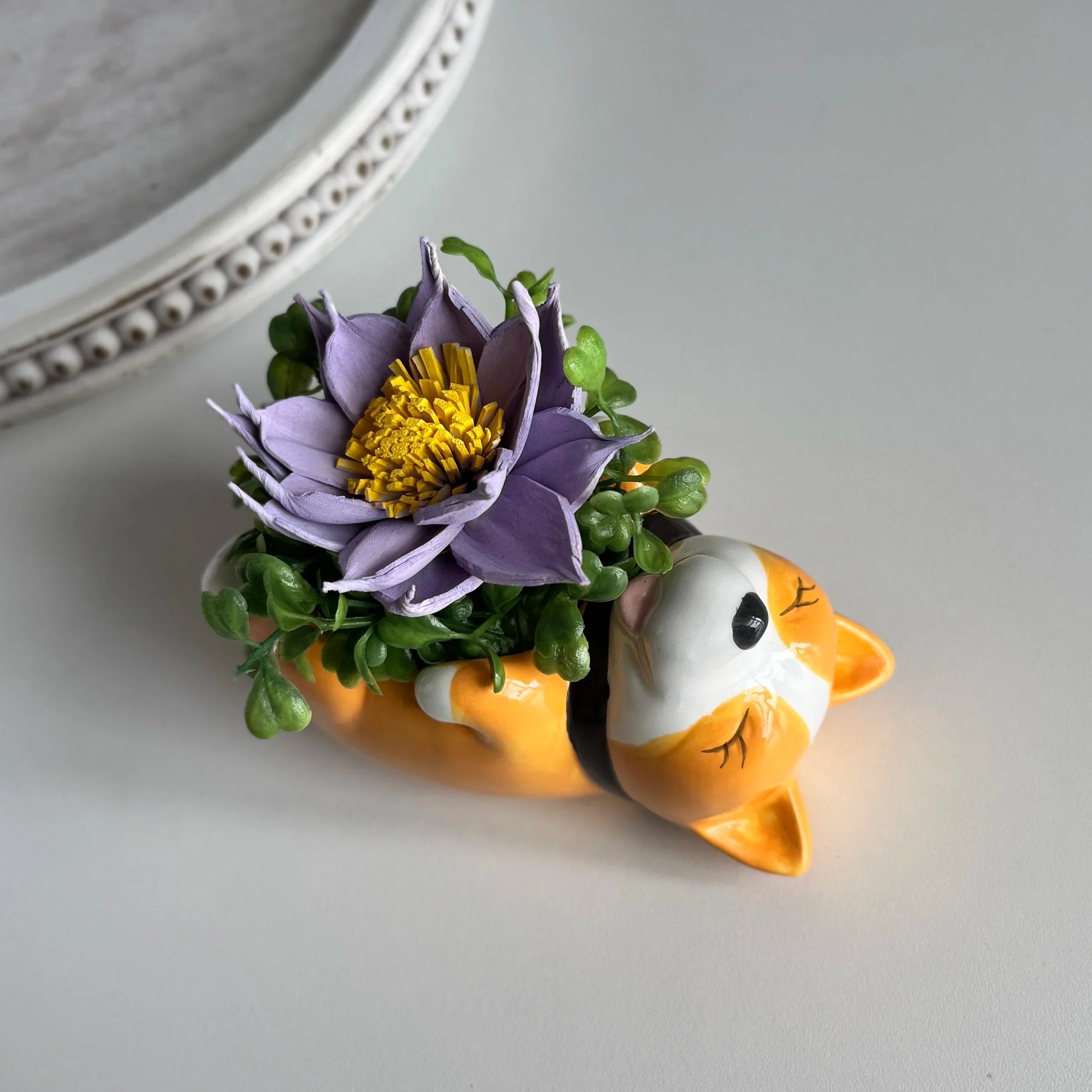 Corgi Purple Bloom - Sola Wood Flowers | Handcrafted in Austin, TX by Sola Flower Sam